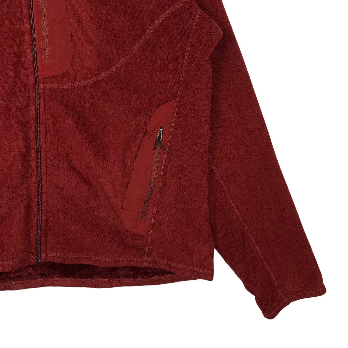 Patagonia 🔥Rich Orange - Fleece Jacket Extra Large Zipper Rare Design Size US XL / EU 56 / 4 - 4 Thumbnail