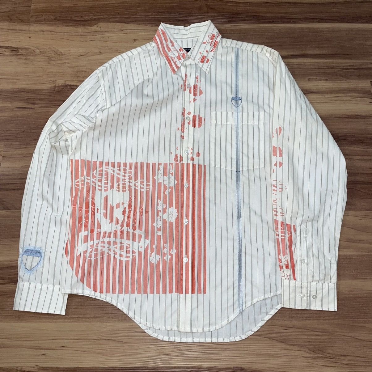 Marithe + Francois Girbaud MF+G Girbaud Button Up Shirt Size US L / EU 52-54 / 3 - 1 Thumbnail
