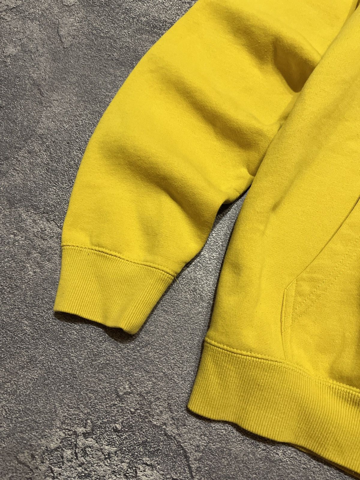 Stussy × Vintage Y2K Yellow Stussy Big logo Y2K Hoodie Size US S / EU 44-46 / 1 - 4 Thumbnail