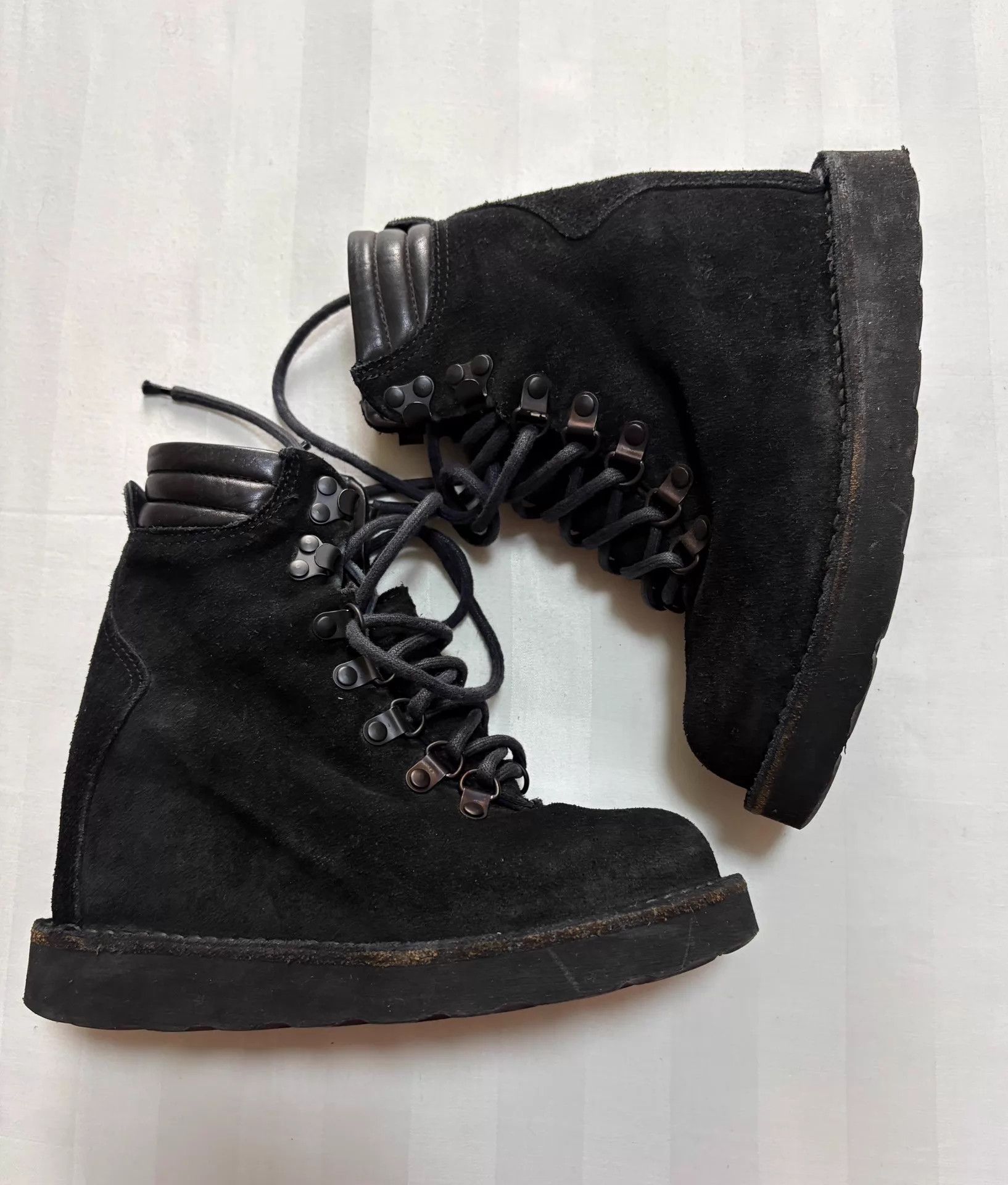 Maison MIHARA YASUHIRO MIHARA YASUHIRO vintage odd suede block heel boot 225 37 Size US 6.5 / IT 36.5 - 4 Thumbnail