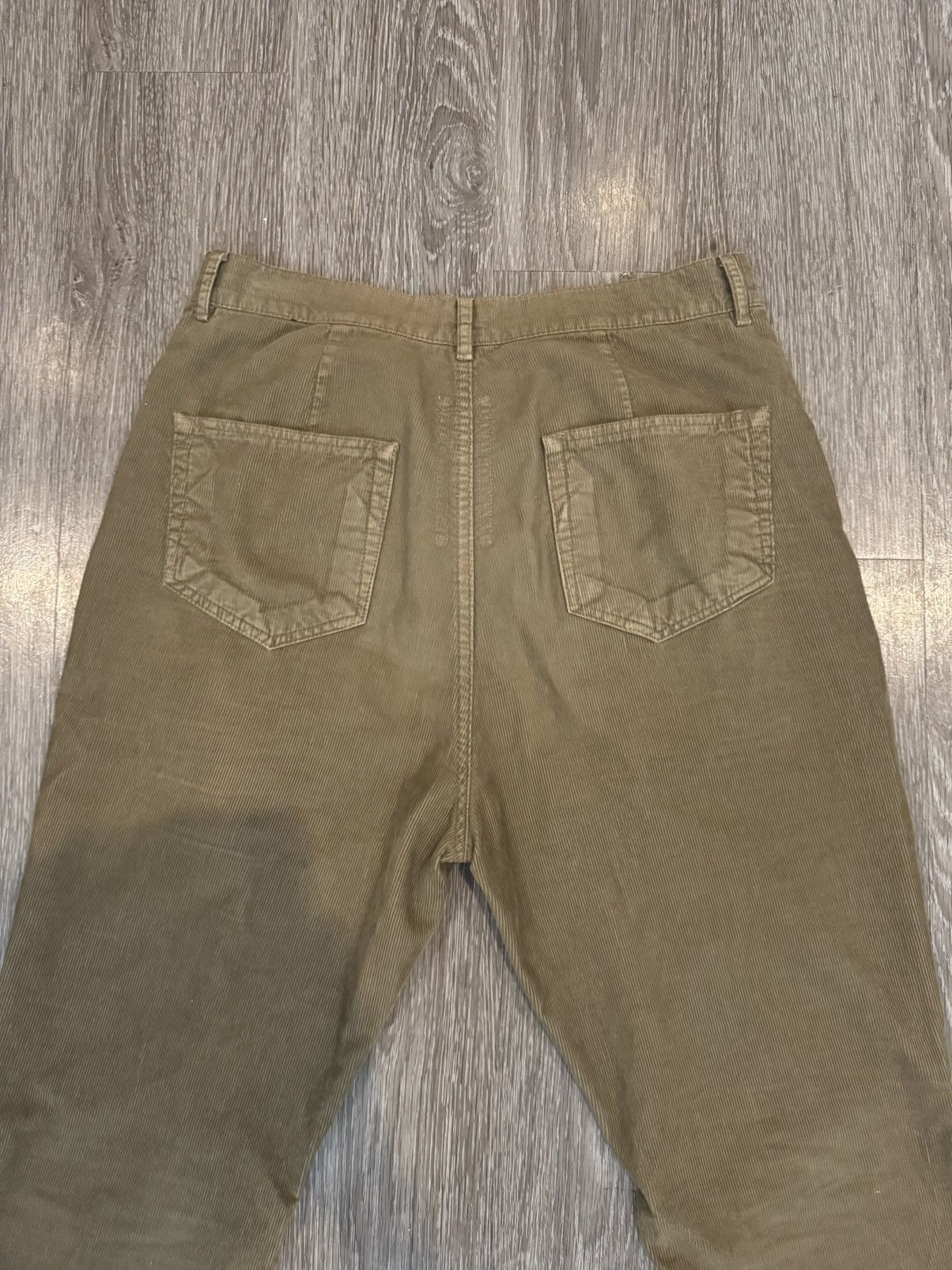 Rick Owens Rick Owens Bolan Bootcut Flared Pants Pale Green Size 31 Size US 31 - 6 Thumbnail