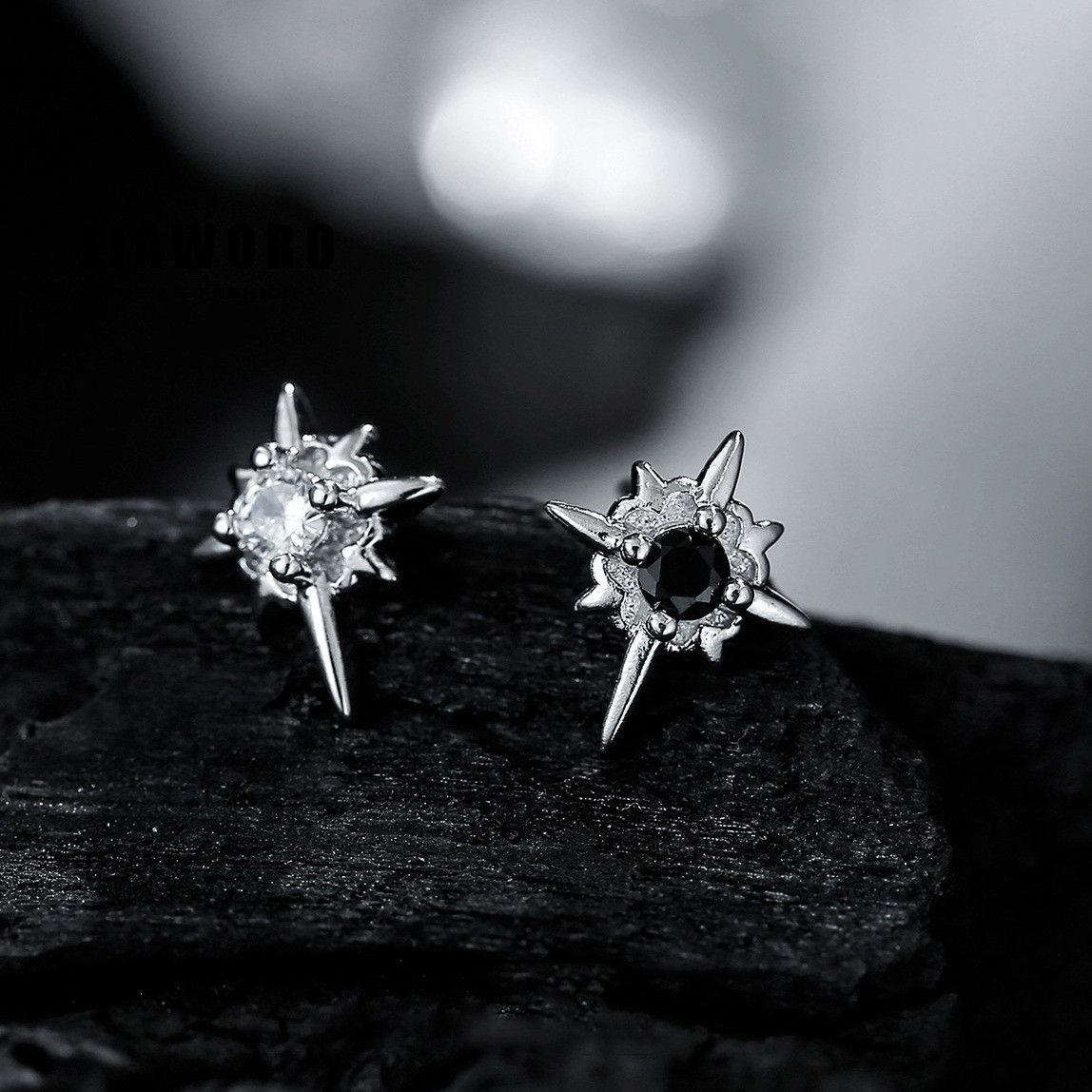Jewelry Earrings One Pairs Chrome Jewelry Size ONE SIZE - 1 Thumbnail