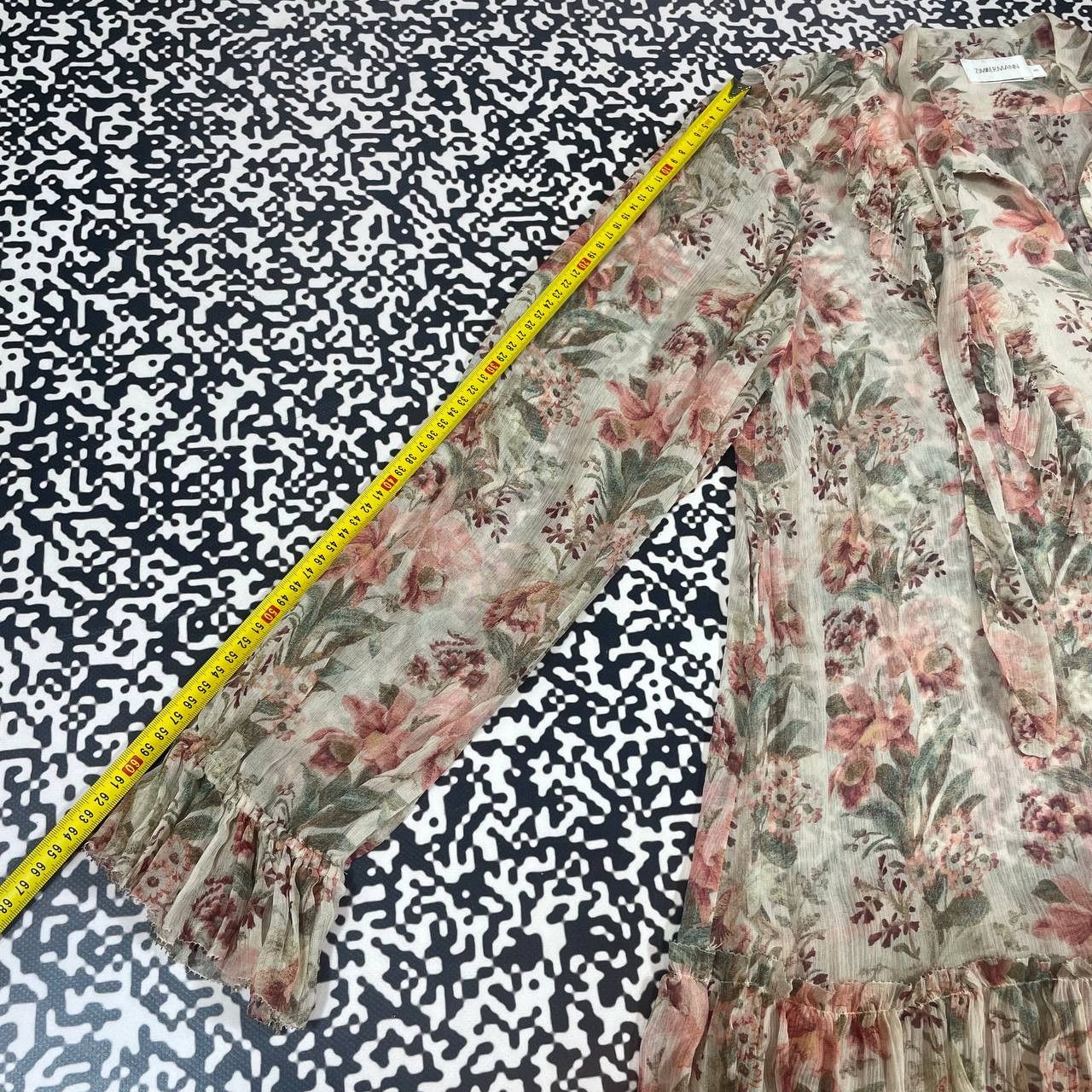 Zimmermann ZIMMERMANN Silk Frolal Maxi Dress Luxury Y2K Style Size L / US 10 / IT 46 - 15 Thumbnail