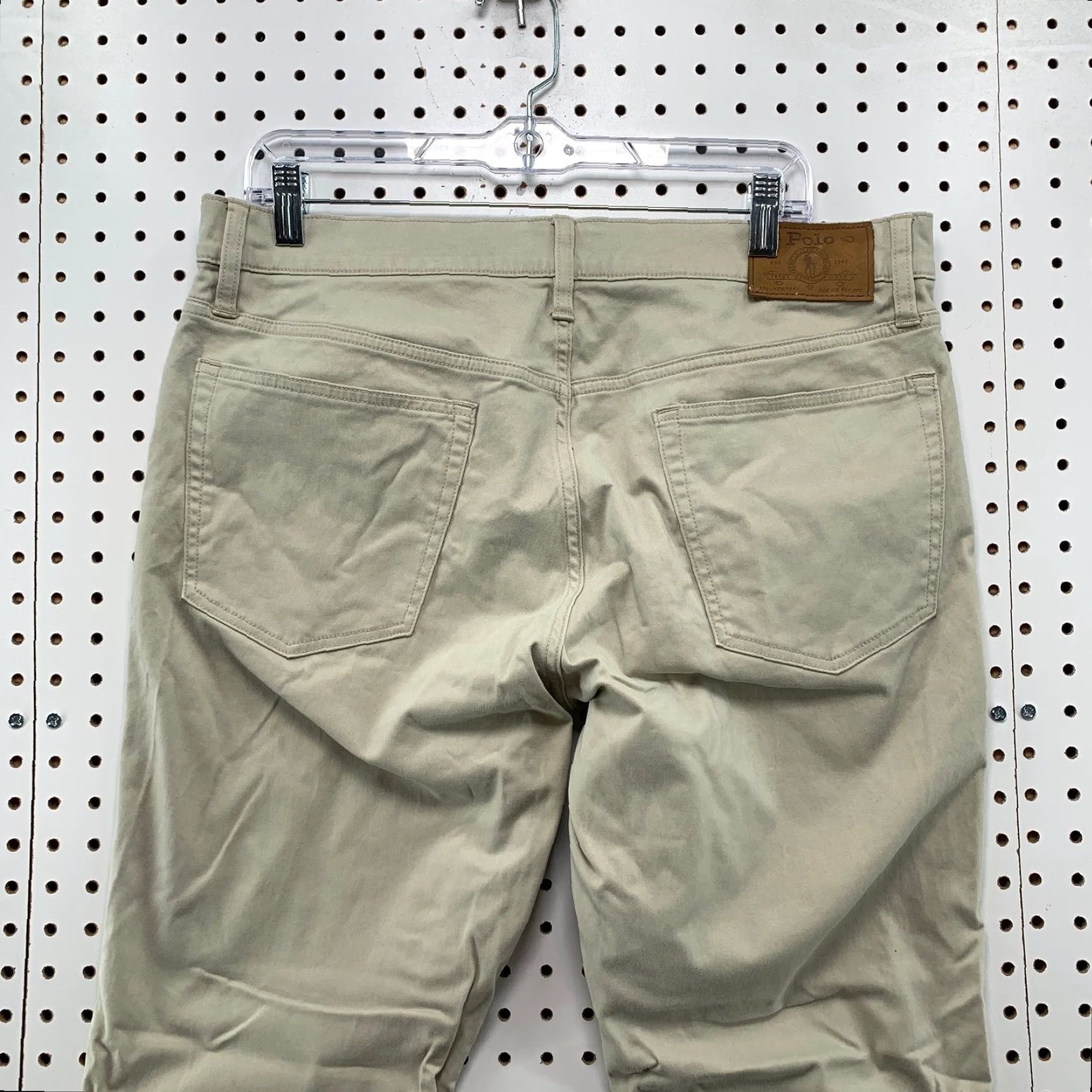 Polo Ralph Lauren Polo Ralph Lauren Chino Pants Mens 34/32 Beige Straight Fit 34x31 School Work Size US S / EU 44-46 / 1 - 7 Thumbnail
