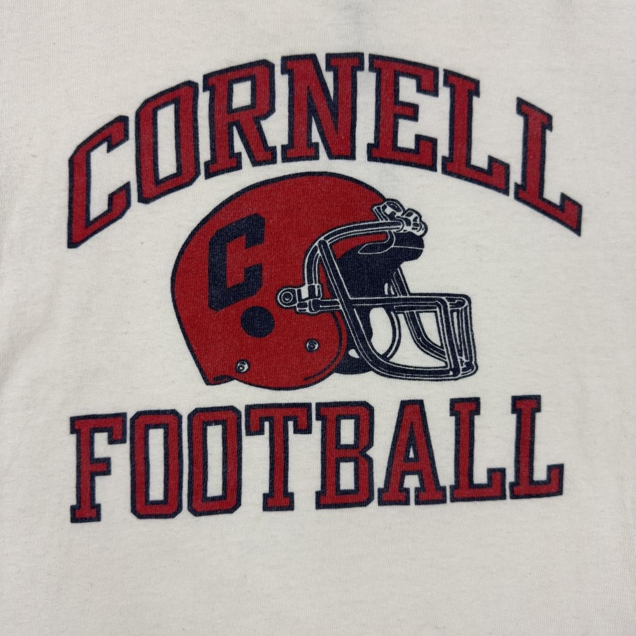 Champion Cornell University white and red football tee football Size US L / EU 52-54 / 3 - 2 Thumbnail