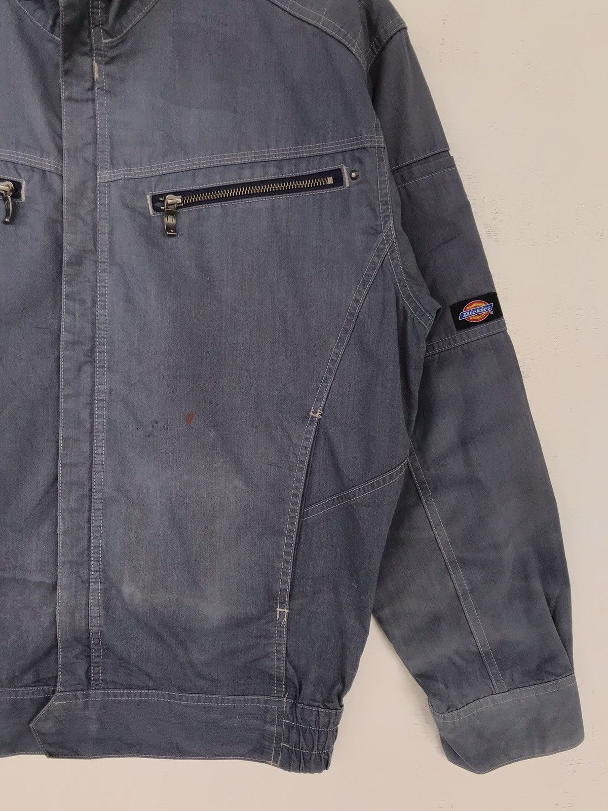 Dickies × Vintage Vintage DICKIES Full Zip Motorcycle Jacket Size US L / EU 52-54 / 3 - 5 Thumbnail
