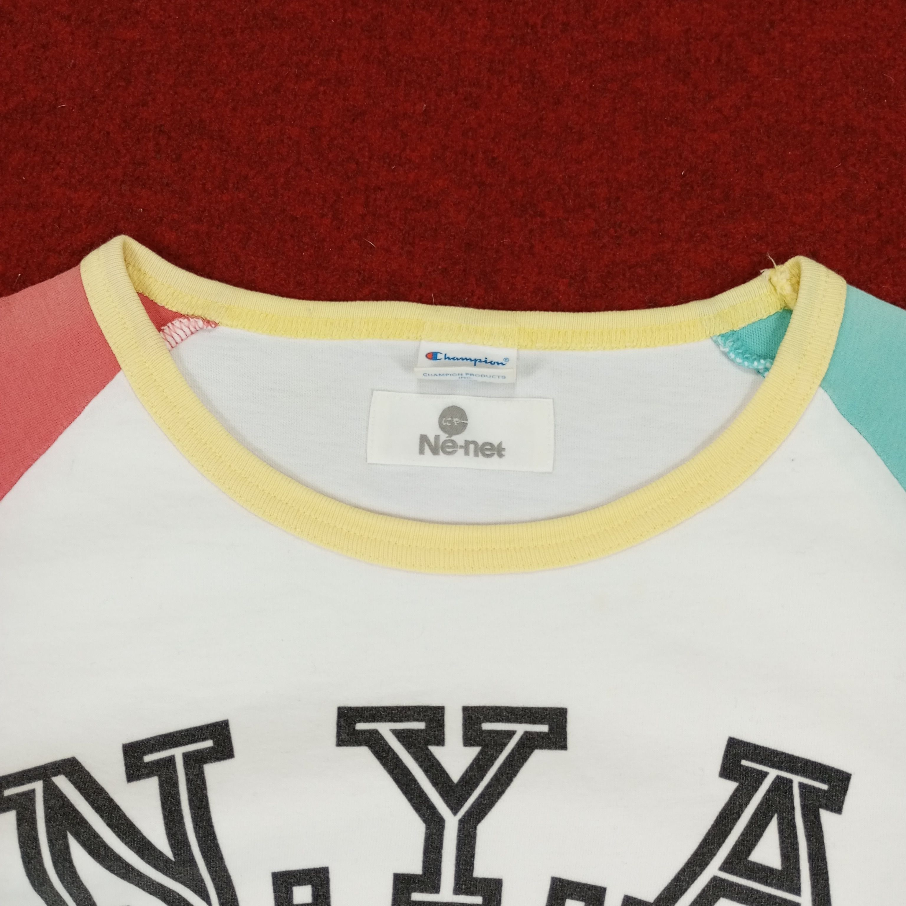 Champion × Ne-Net × Vintage Ne Net X Champion Designer Brand Streetwear Style Tshirt Size S / US 4 / IT 40 - 4 Thumbnail