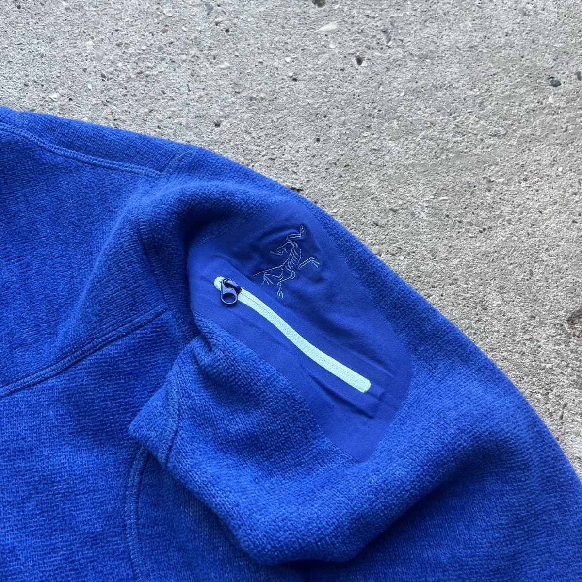 Arc'teryx × Vintage Arcteryx outdoor vintage zip-up fleece blue Size S / US 4 / IT 40 - 2 Thumbnail