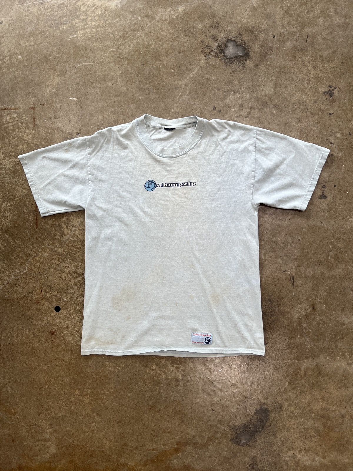 Vintage Vintage Y2K 2000s Whoopzip Logo Tee XL Size US XL / EU 56 / 4 - 2 Thumbnail