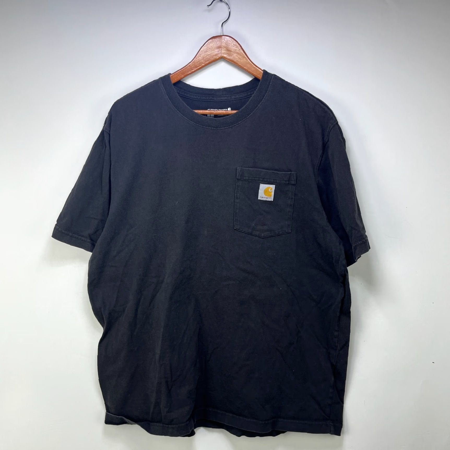 Carhartt VINTAGE Carhartt Sun Faded Black Pocket T Shirt Large Size US L / EU 52-54 / 3 - 2 Thumbnail