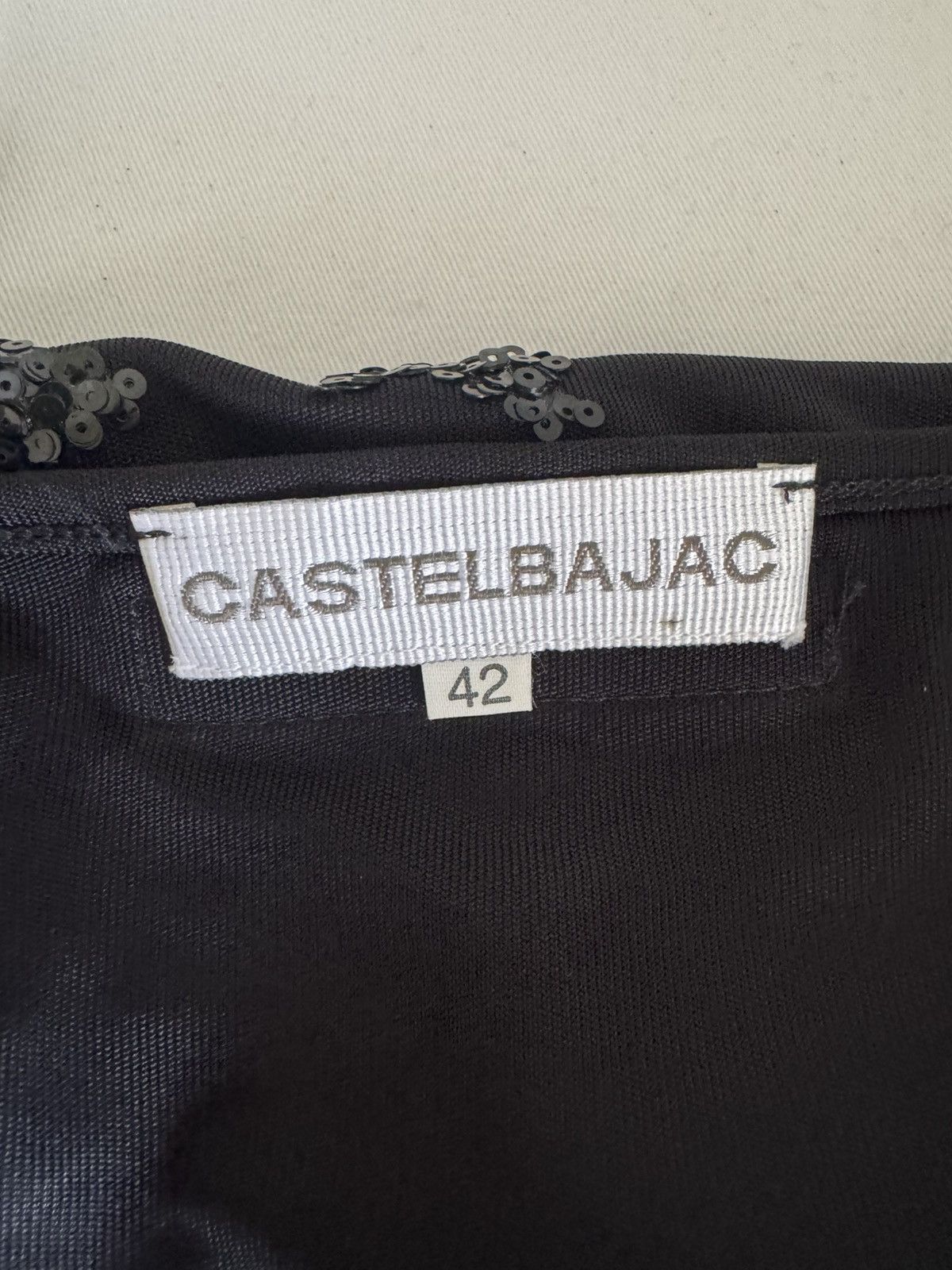 Jean Charles De Castelbajac CASTELBAJAC Black Jersey Sequenced 2-Piece Set 6/42 EUC Size M / US 6-8 / IT 42-44 - 7 Thumbnail