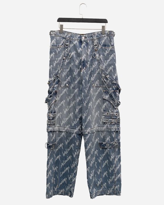 Balenciaga balenciaga ss22 raver scribble denim | Grailed