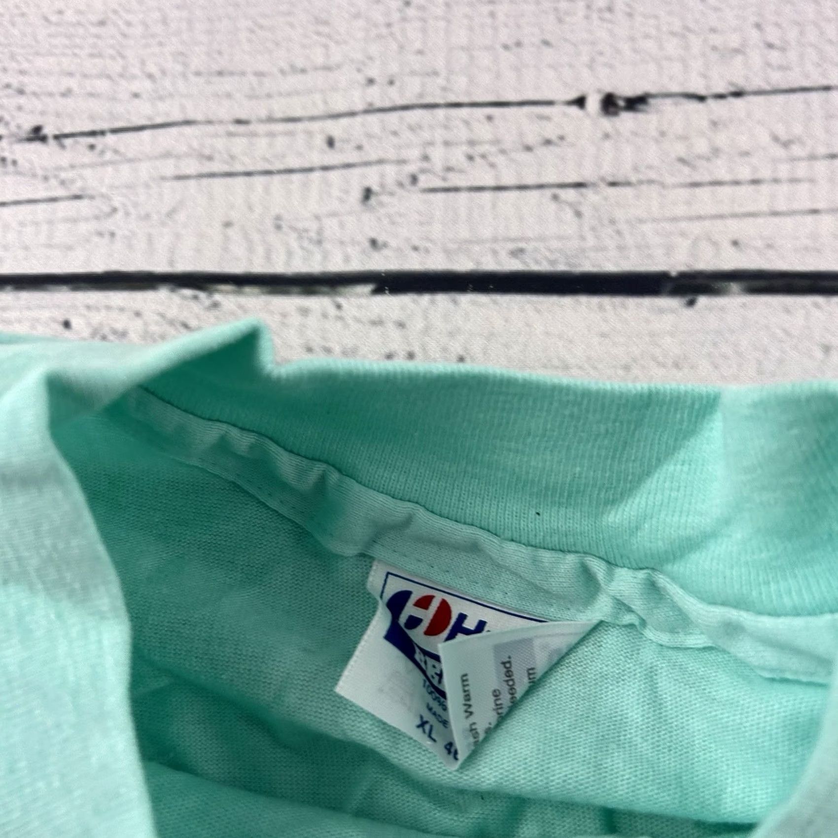 Hanes Vintage Hanes New Hampshire Short Sleeve T Shirt Men's XL Teal Green Size US XL / EU 56 / 4 - 3 Thumbnail