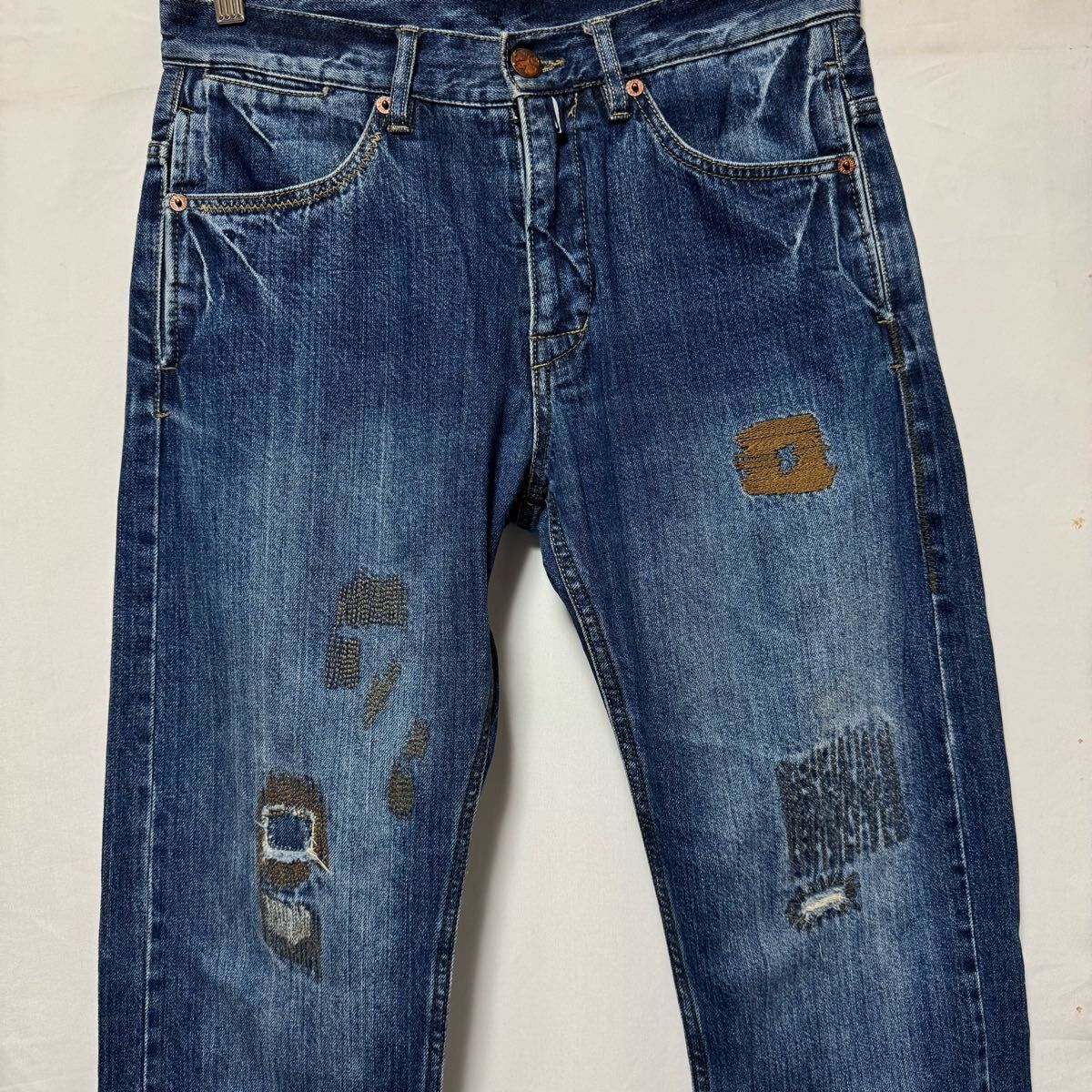 291295=Homme 291295=Homme Patch Denim Size US 28 / EU 44 - 3 Thumbnail