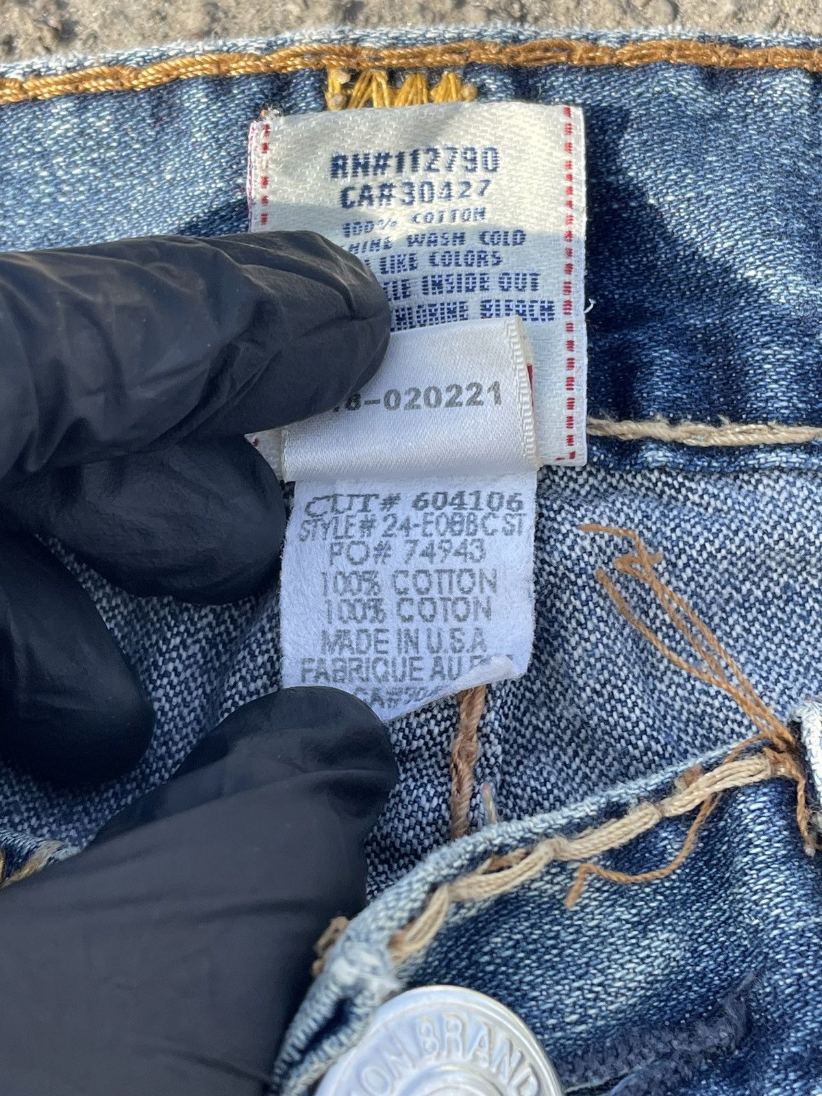True Religion True Religion Usa Jack Super T Rare 32 Size US 32 / EU 48 - 12 Thumbnail