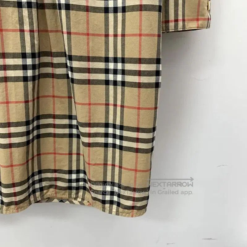 Burberry Burberry Brown Cotton Long Sleeve Dress. Size XL / US 12-14 / IT 48-50 - 5 Thumbnail