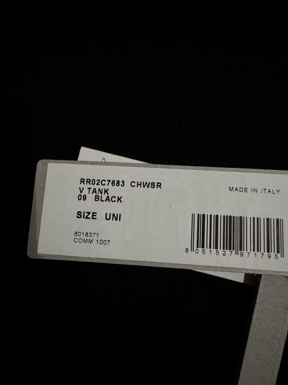 Rick Owens Wool Tank Top Size US M / EU 48-50 / 2 - 7 Thumbnail