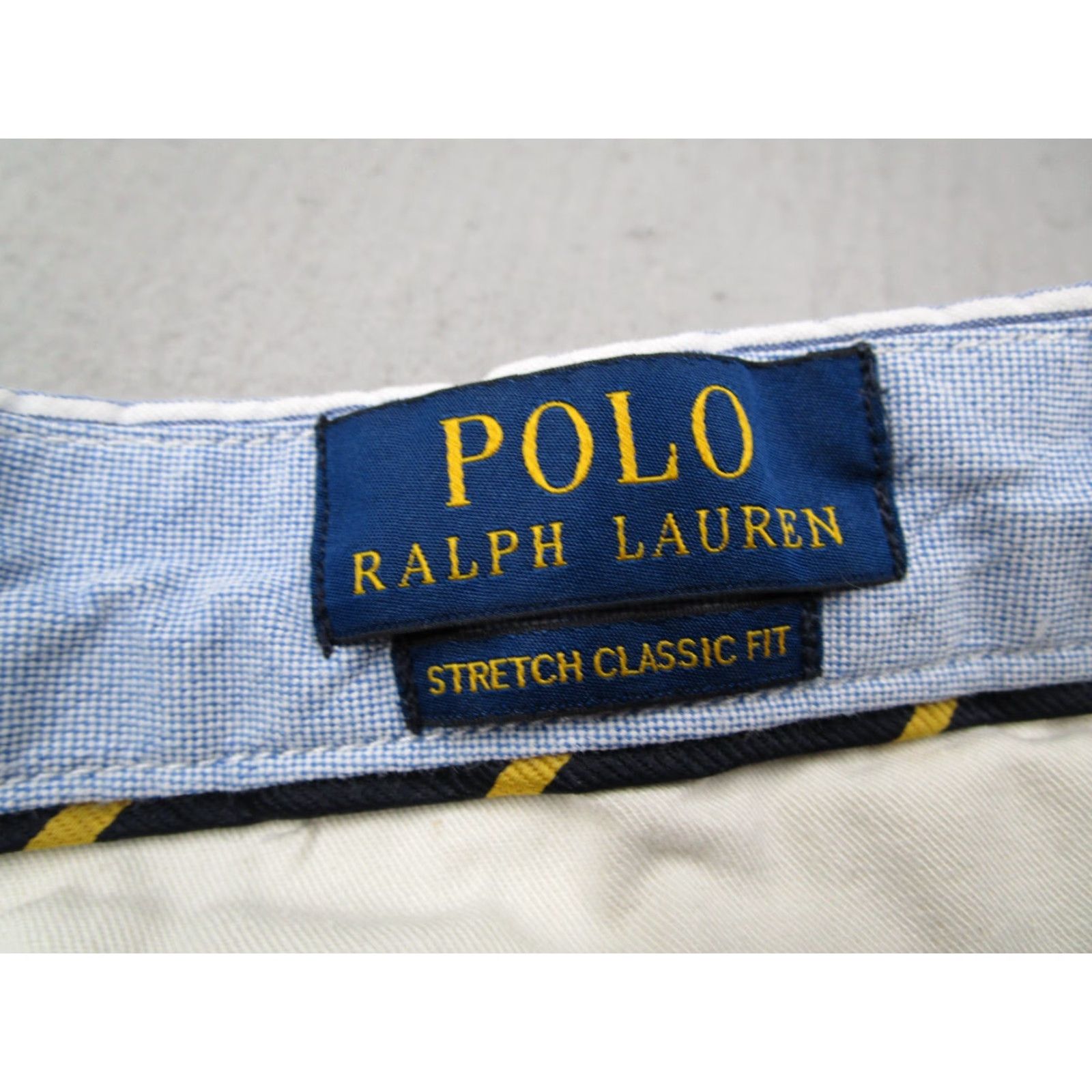 Polo Ralph Lauren VINTAGE Polo Ralph Lauren Shorts Men 32 Chino Blue Seersucker Classic Golf Casual Size US XS / EU 42 / 0 - 2 Thumbnail