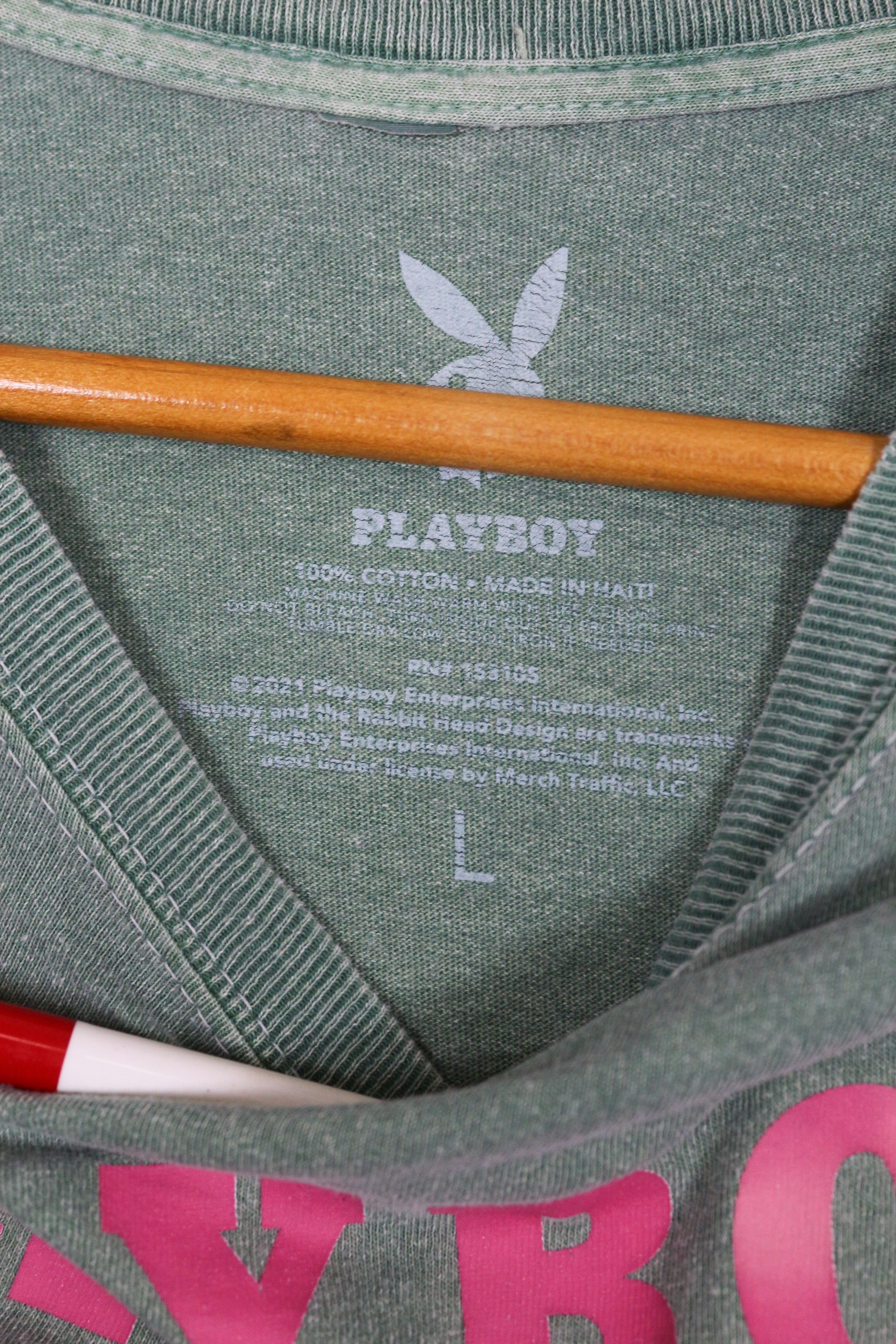 Playboy × Vintage PlayBoy Warehouse Erotic Washed Tee T-shirt Y2K NZ Size US L / EU 52-54 / 3 - 3 Thumbnail