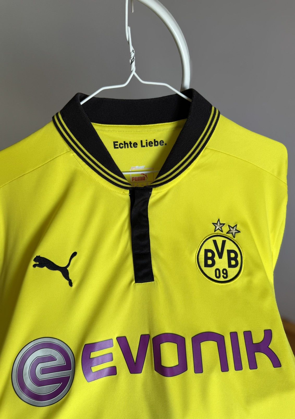 Vintage Borussia Dortmund Puma Home Shirt Jersey 2012 2013 football Size US XXL / EU 58 / 5 - 8 Thumbnail