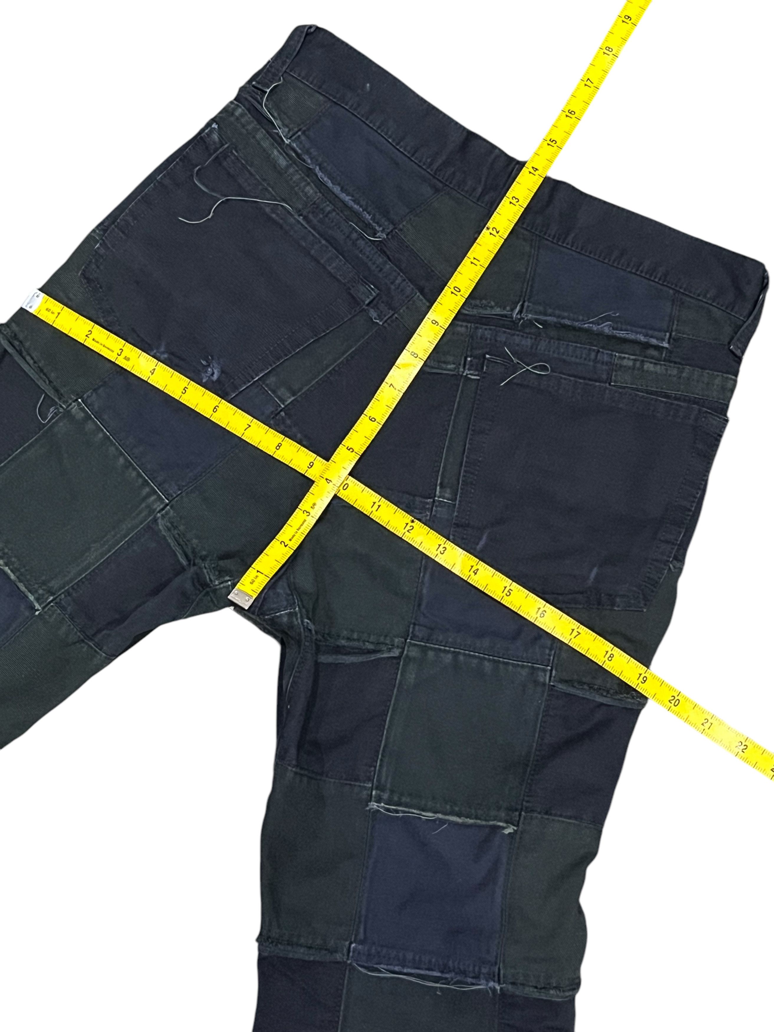 Comme des Garcons JUNYA WATANABE MANxCOMME DES GARCONS Fringe Patchwork Denim Size 28" / US 6 / IT 42 - 15 Thumbnail