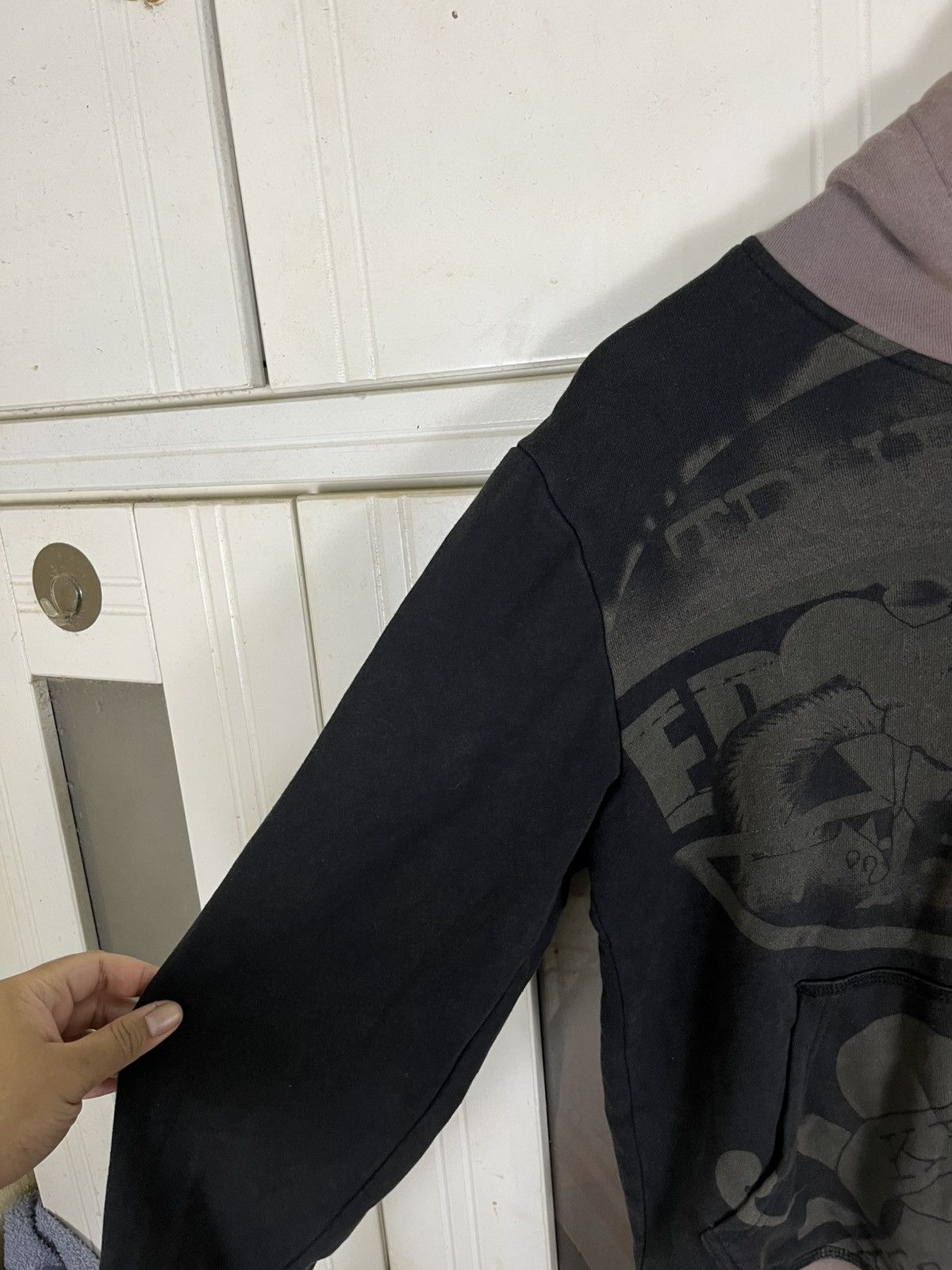 Ed Hardy × Japanese Brand × Vintage Vintage Edhardy FullPrint Hoodies Size US S / EU 44-46 / 1 - 14 Thumbnail