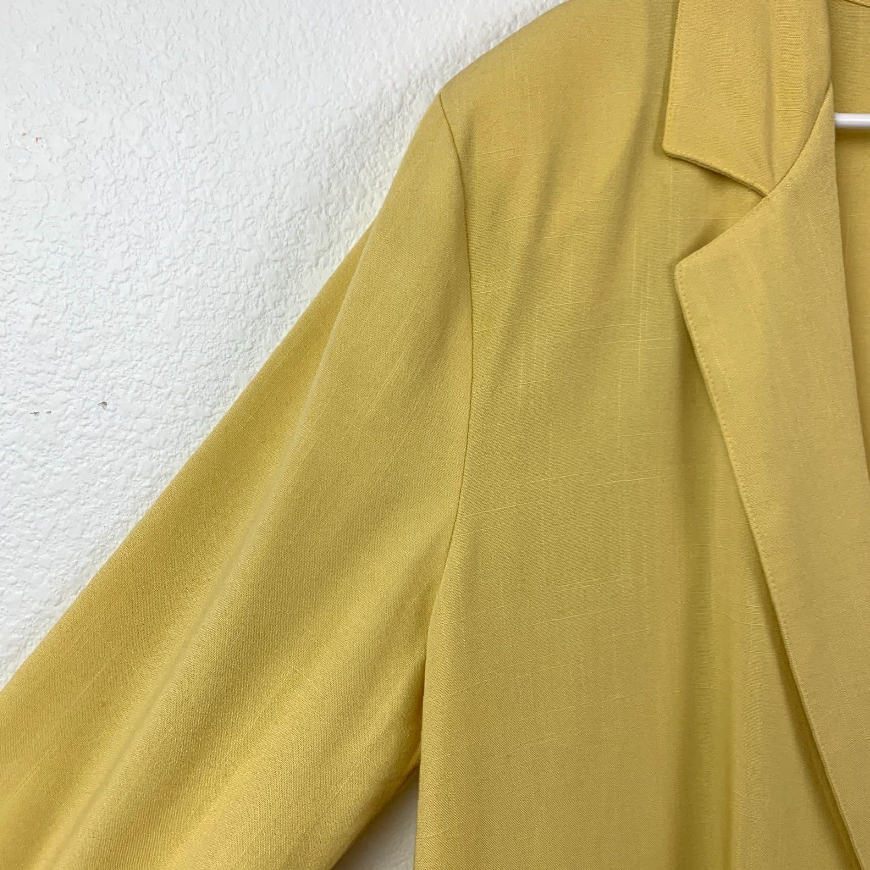 Vintage VINTAGE Bobbie Brooks Yellow Jacket Blazer One Button Womens Large Size L / US 10 / IT 46 - 2 Thumbnail