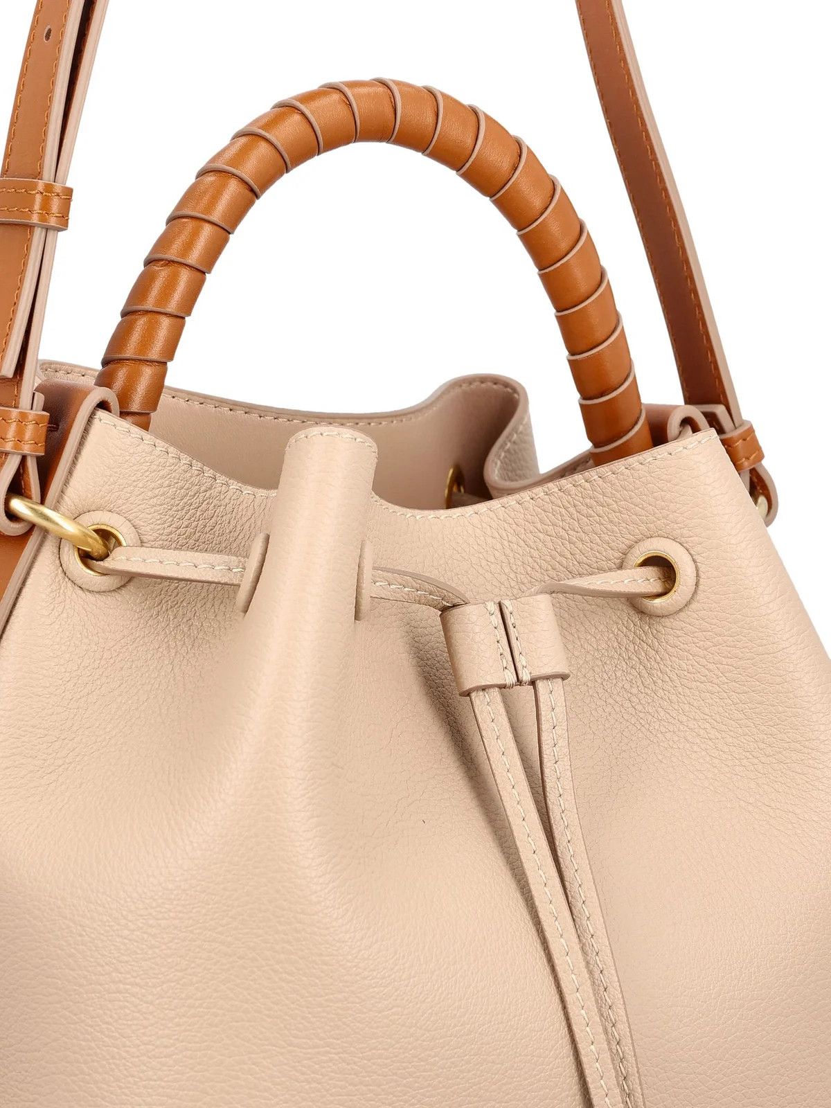 Chloe o1loc1c1024 Size: OS / Bucket Bag in Normal Beige Size ONE SIZE - 4 Thumbnail