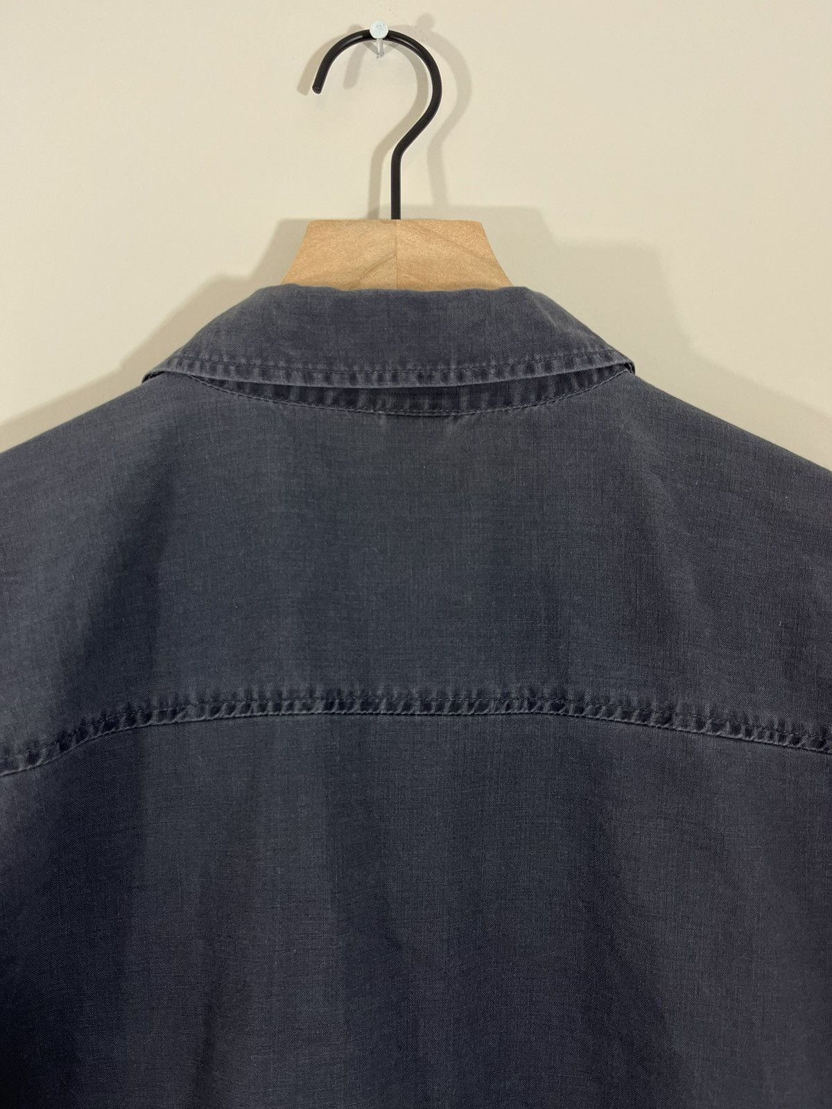 Vintage Faded Black Oversized Boxy Work Shirt Size US L / EU 52-54 / 3 - 11 Thumbnail