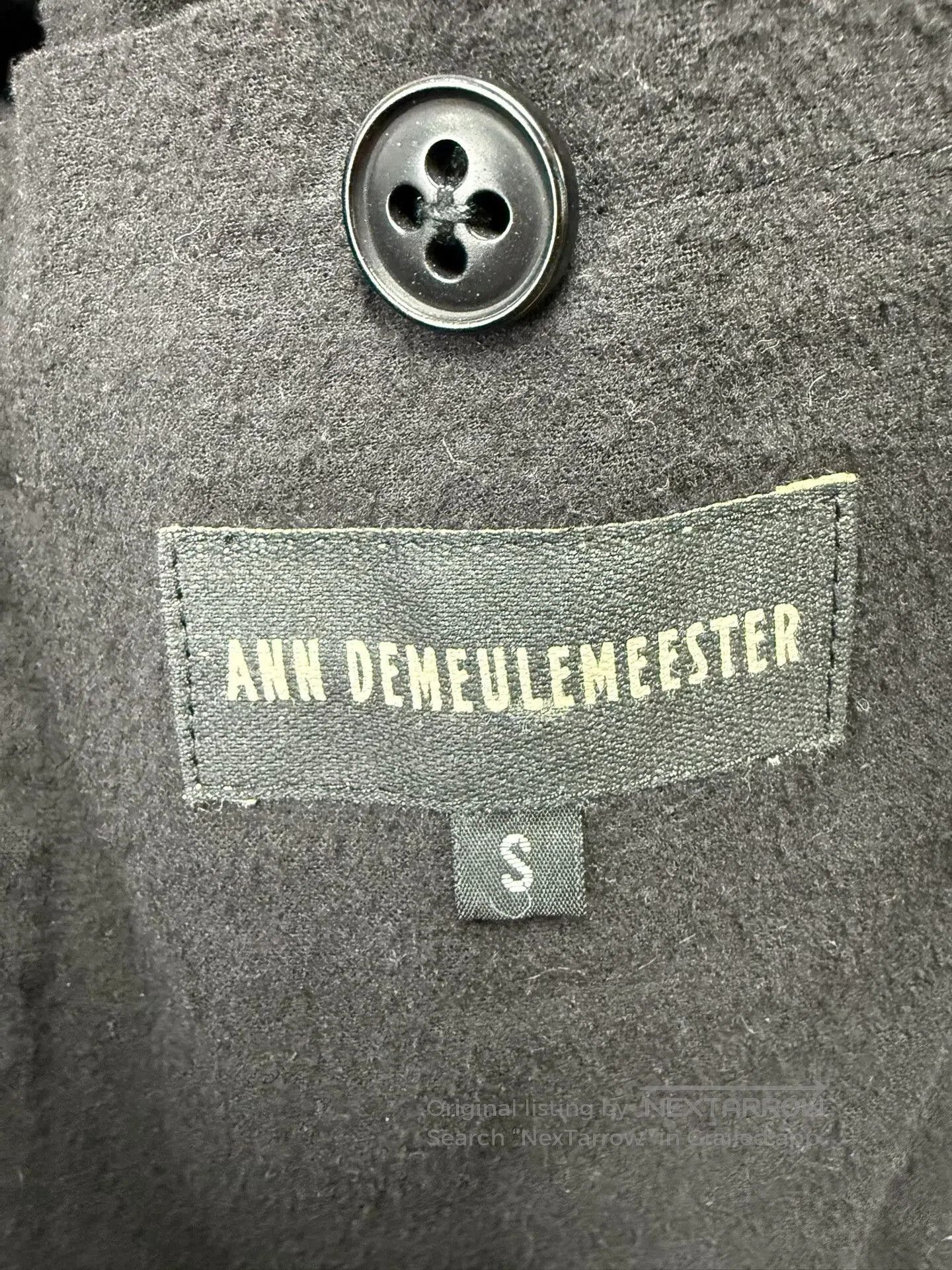 Ann Demeulemeester ann demeulemeester long leather jacket size S. Size US S / EU 44-46 / 1 - 7 Thumbnail