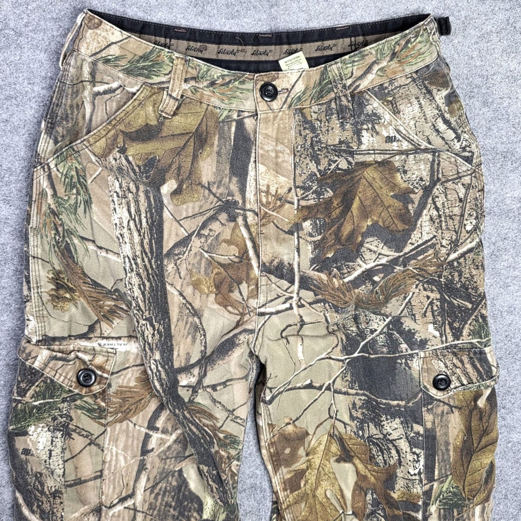 Vintage Liberty Cargo Pants Mens Small Regular Camouflage Brown Size US 30 / EU 46 - 3 Thumbnail