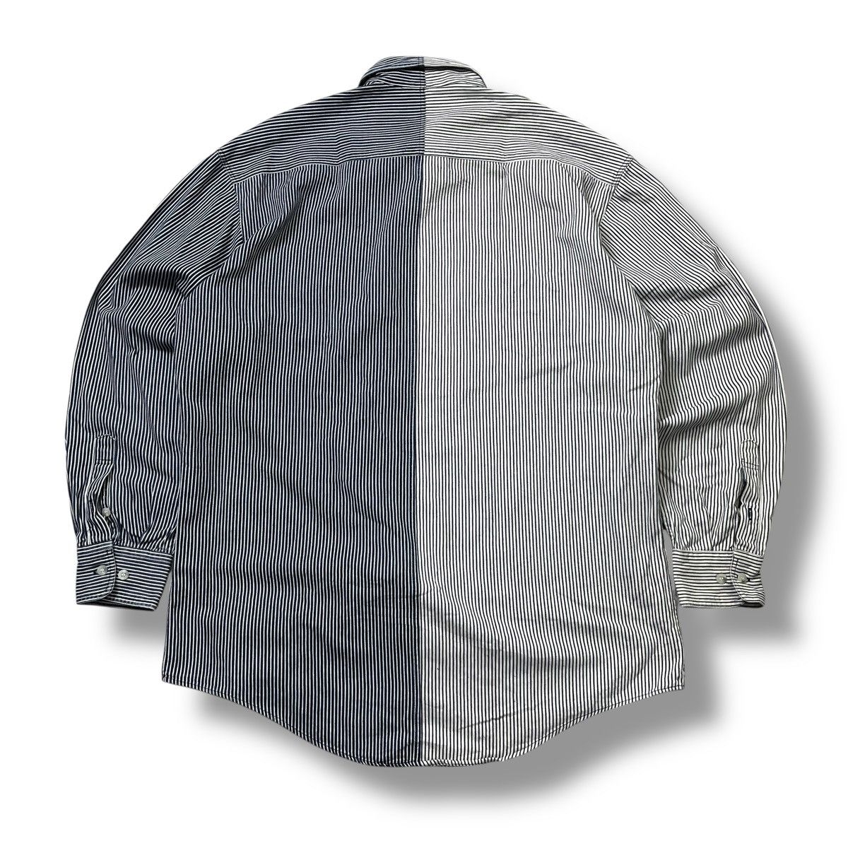 Kapital LAST DROP‼️90s Dennis Conner Split Stripe Button-Up /Needles Size US L / EU 52-54 / 3 - 9 Thumbnail