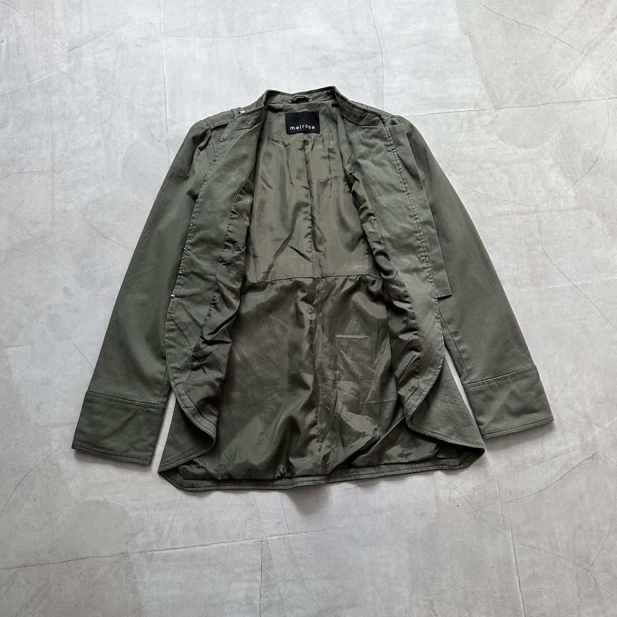 Hysteric Glamour × Undercover 00s Napoleon Military Jacket Vintage Coat PPFM Balmain Vibe Size M / US 6-8 / IT 42-44 - 9 Thumbnail
