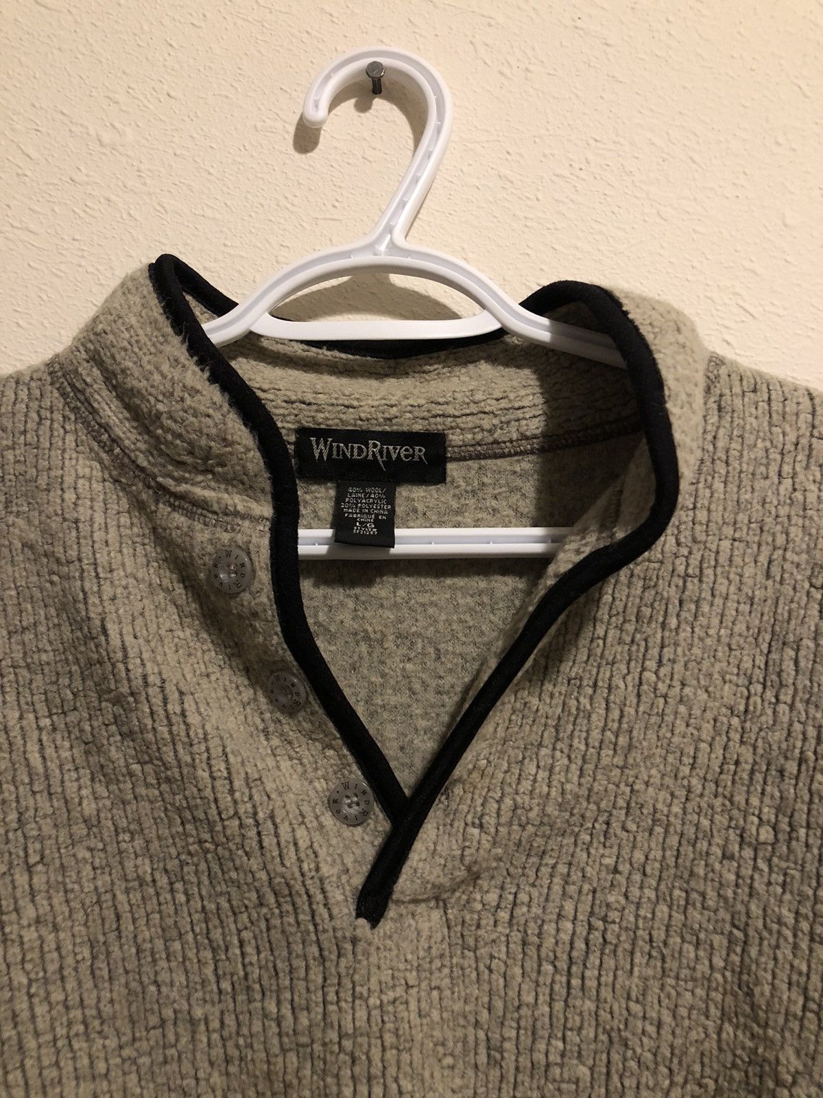 Vintage × Windriver Vintage WindRiver Wool Pullover Fleece Sweater Size US L / EU 52-54 / 3 - 2 Thumbnail