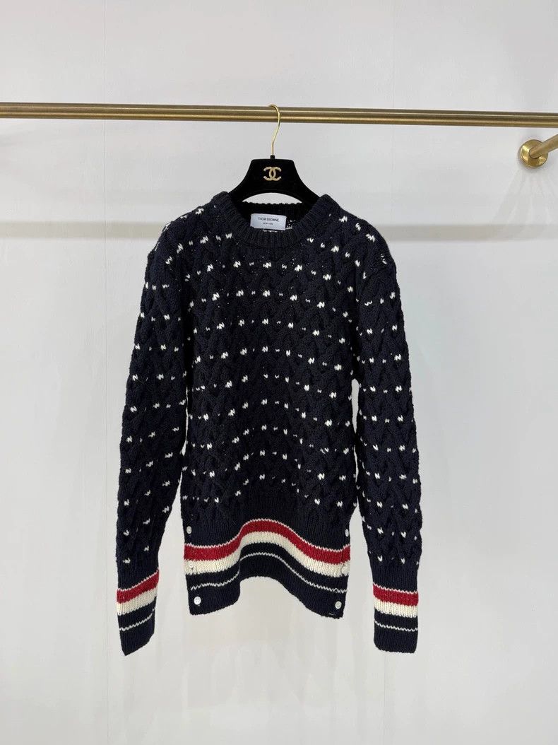 Thom Browne Thom Browne Knitted sweater for autumn and winter Size US M / EU 48-50 / 2 - 1 Thumbnail