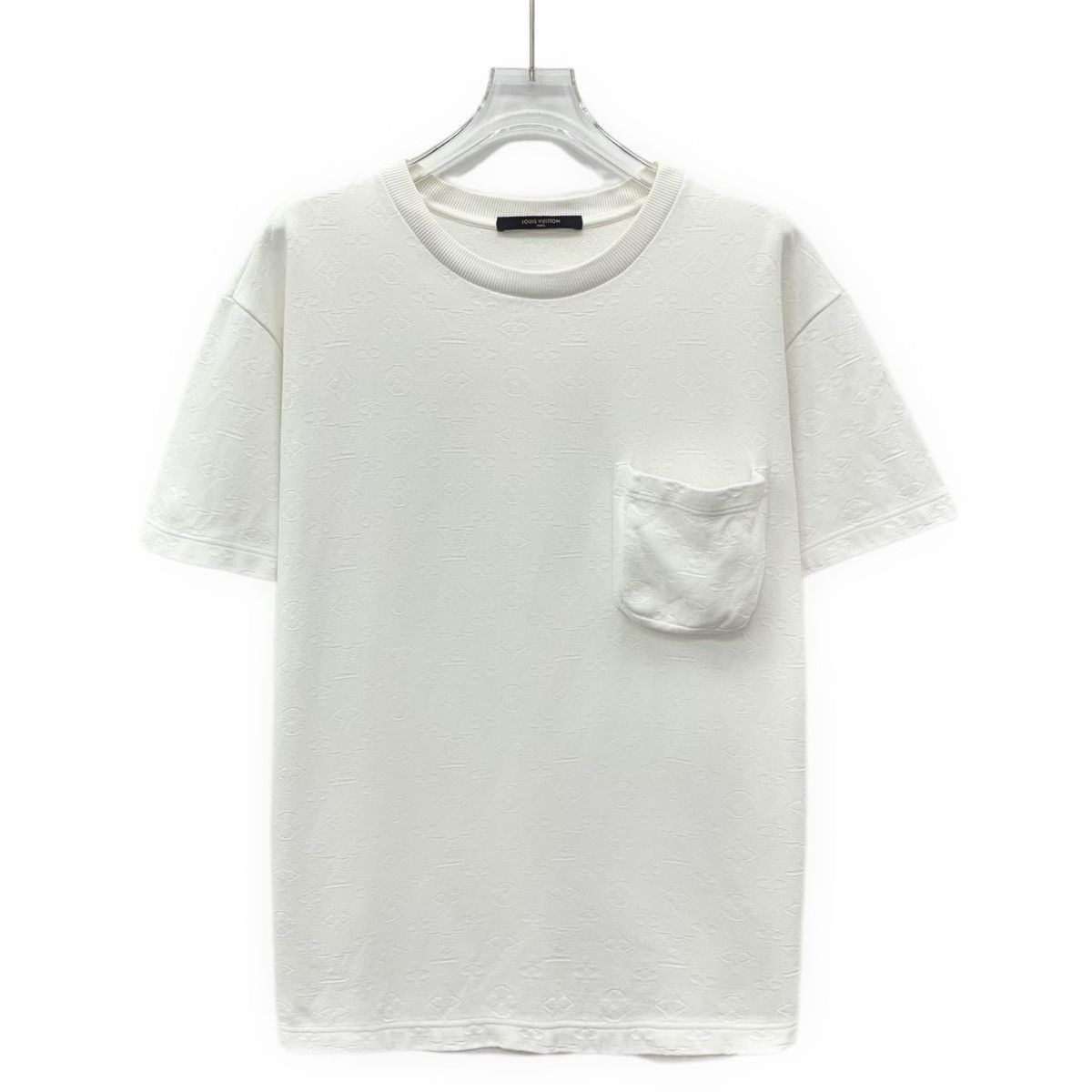 Louis Vuitton Louis Vuitton All-Over Logo Jacquard Cotton T-Shirt K26WX Size US S / EU 44-46 / 1 - 1 Thumbnail