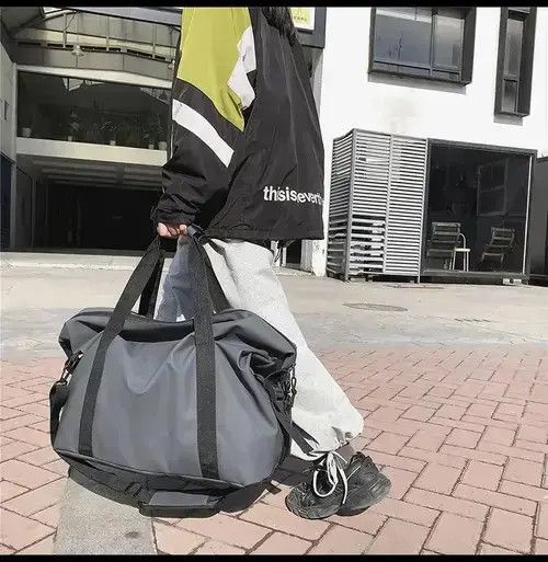 バッグ THE WORLD IS YOURS PAISLY TRAVEL BAG 50 Japanese Brand × THE WORLD IS YOURS The World Is Yours Black