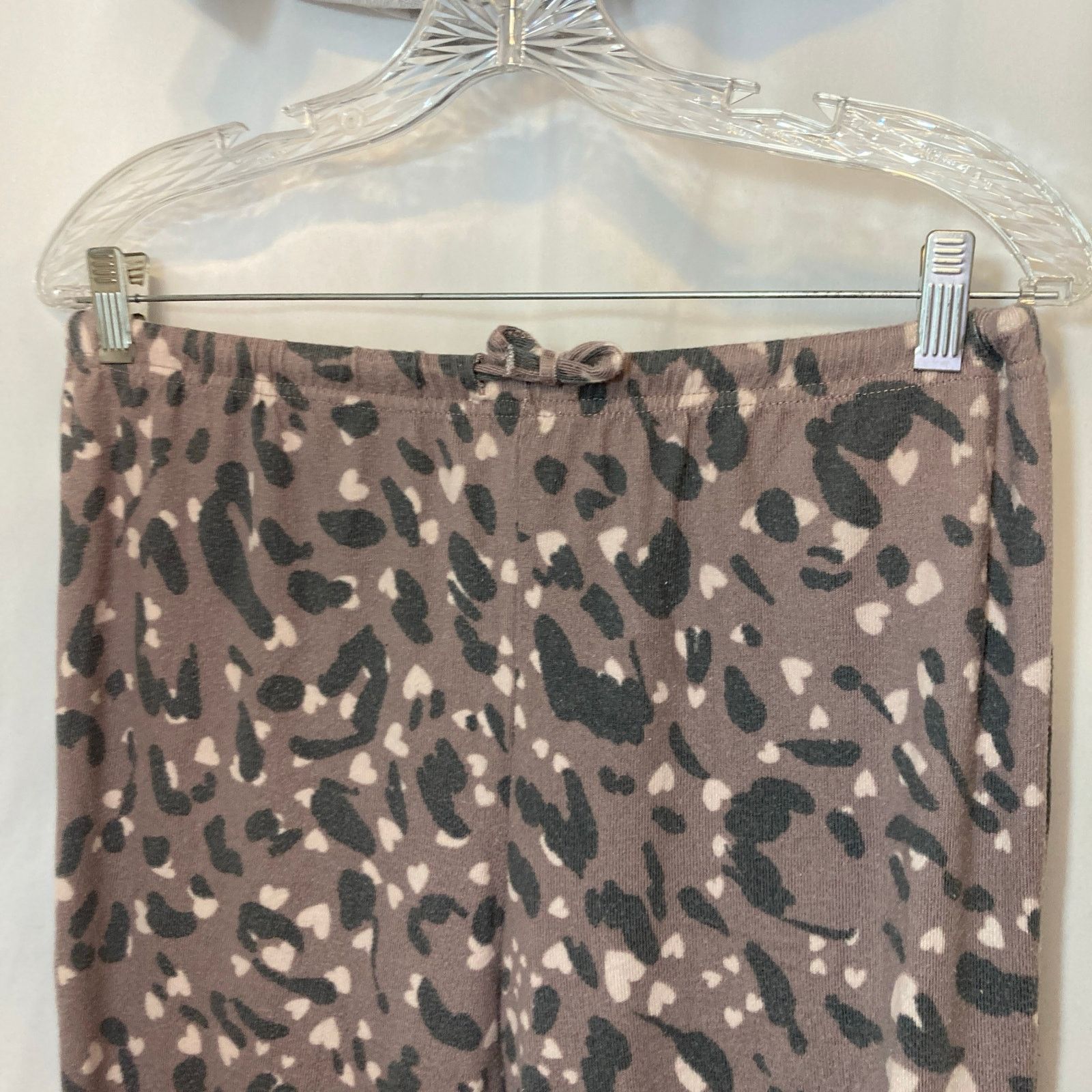Other Como Sleep Brown Leopard Print Sweater Pajama Set Loungewear Size ONE SIZE - 9 Thumbnail