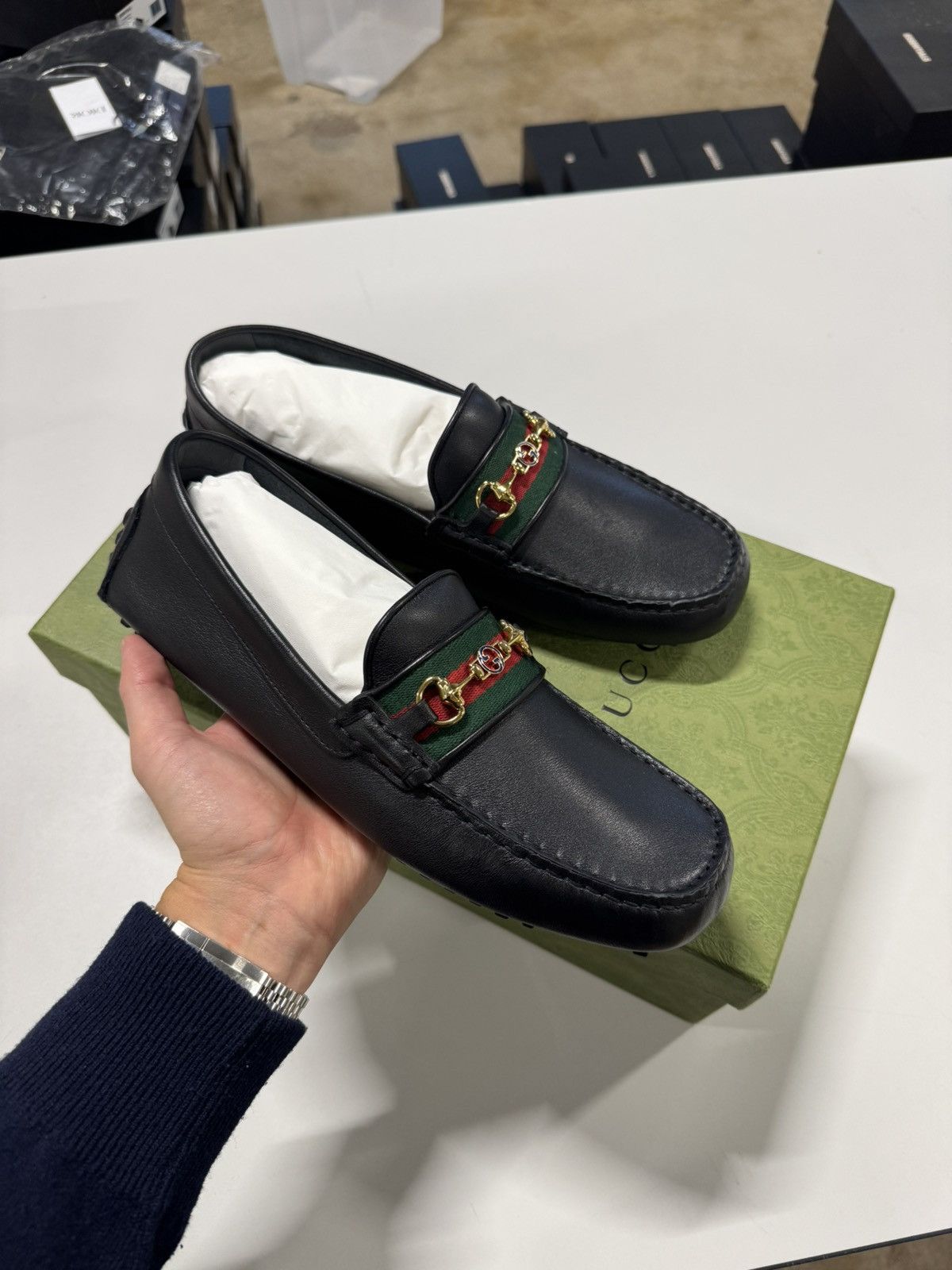 Gucci Gucci Signature GG Leather Loafer NEW 1000$ Size US 7.5 / EU 40-41 - 1 Thumbnail