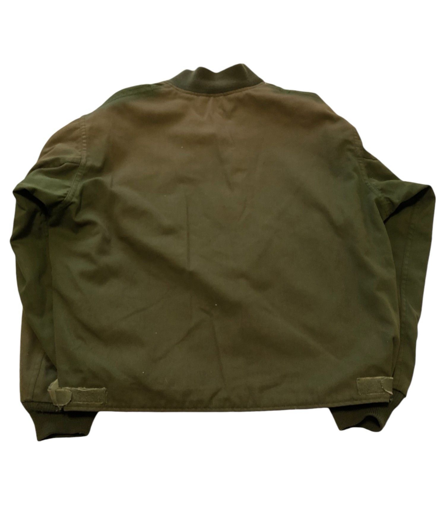 Vintage Vintage Military Army Green Bomber Jacket Size US L / EU 52-54 / 3 - 2 Thumbnail