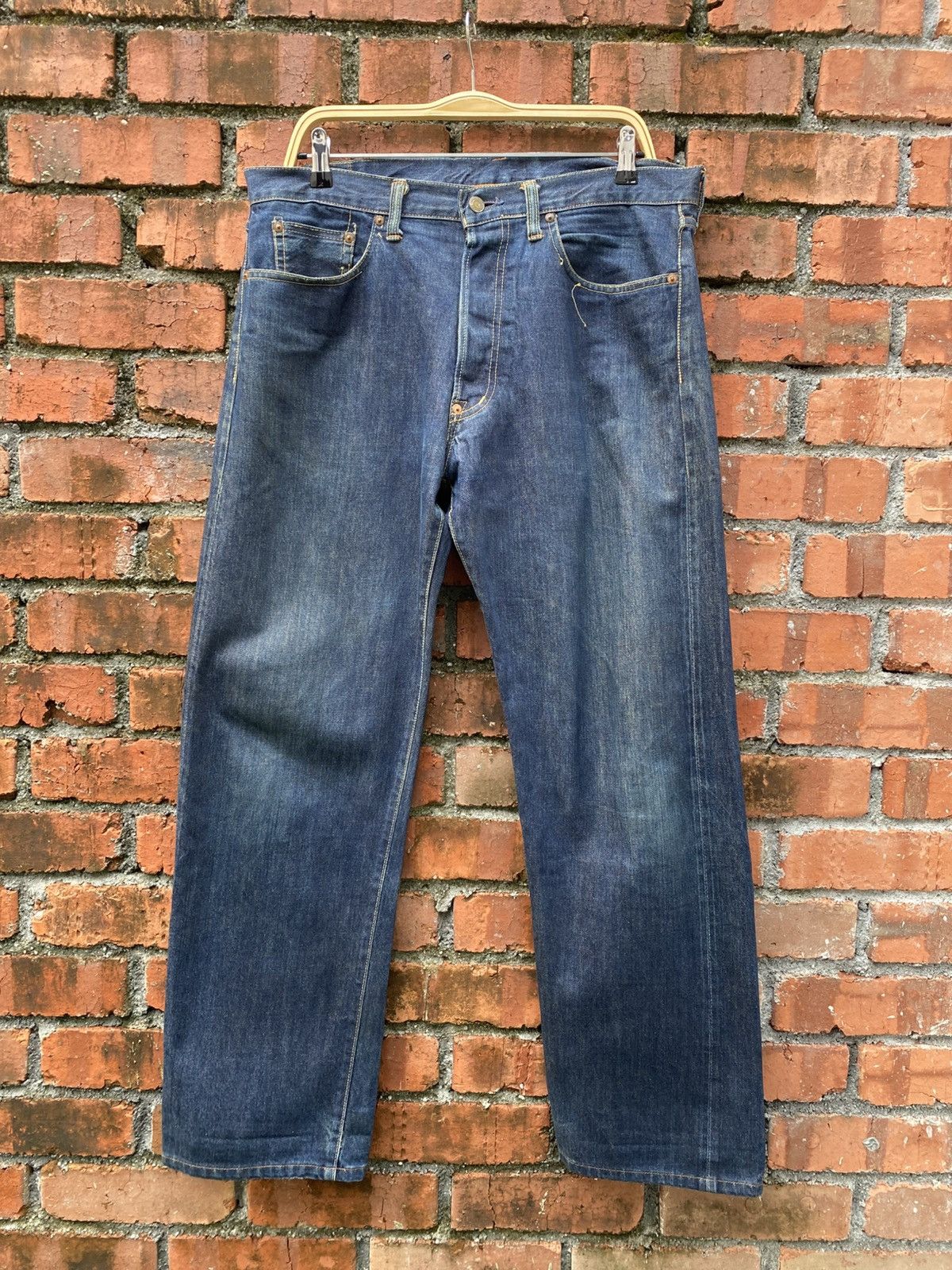 Studio D'Artisan W37x31 studio d artisan redline buckle back denime Size US 37 - 1 Thumbnail
