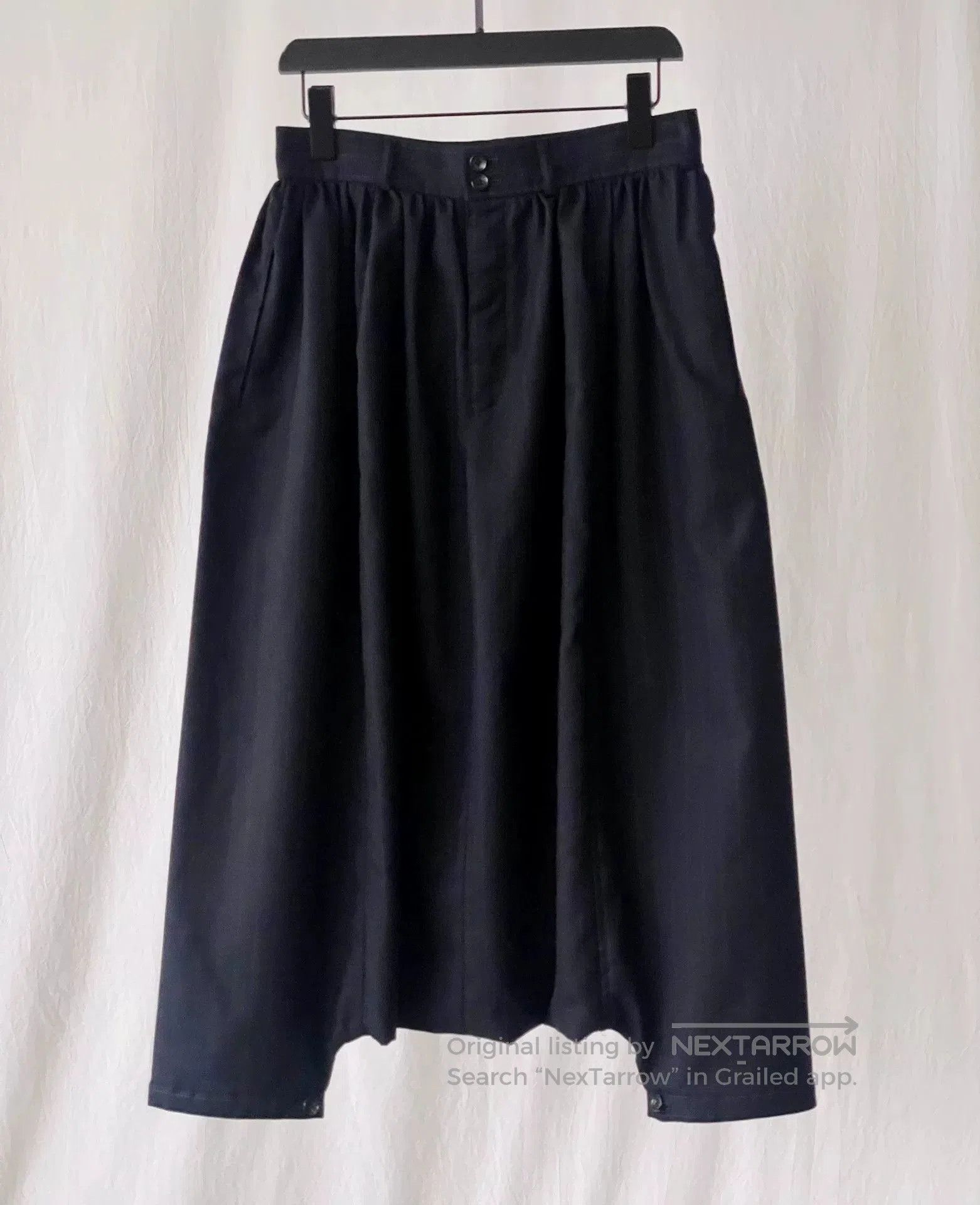 Comme des Garcons Comme des Garçons Striped Wool Drop-Crotch Pants. Size 28" / US 6 / IT 42 - 4 Thumbnail