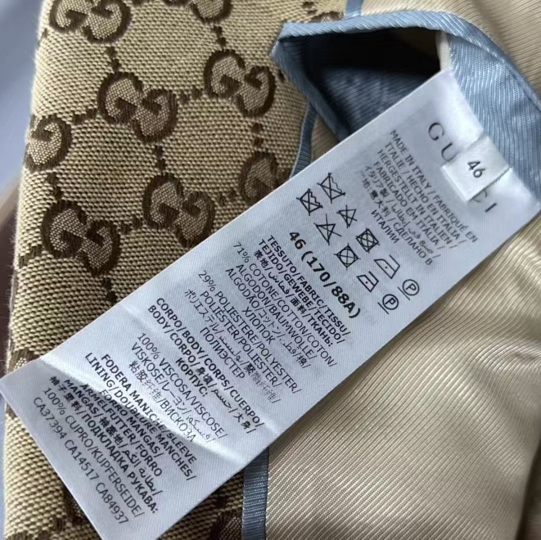 Gucci Gucci GG Monogram Blazer Size 46 Size US S / EU 44-46 / 1 - 5 Thumbnail