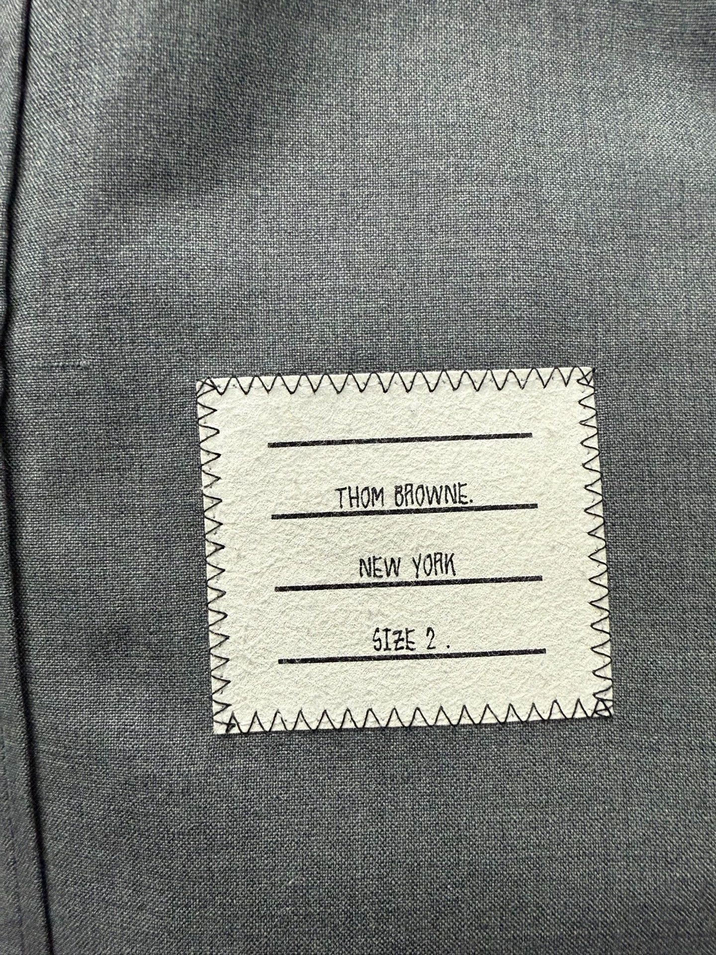 Thom Browne Thom Browne Men's Classic 4-Bar Mid Gray Wool Jacket Size 2 Size US M / EU 48-50 / 2 - 3 Thumbnail