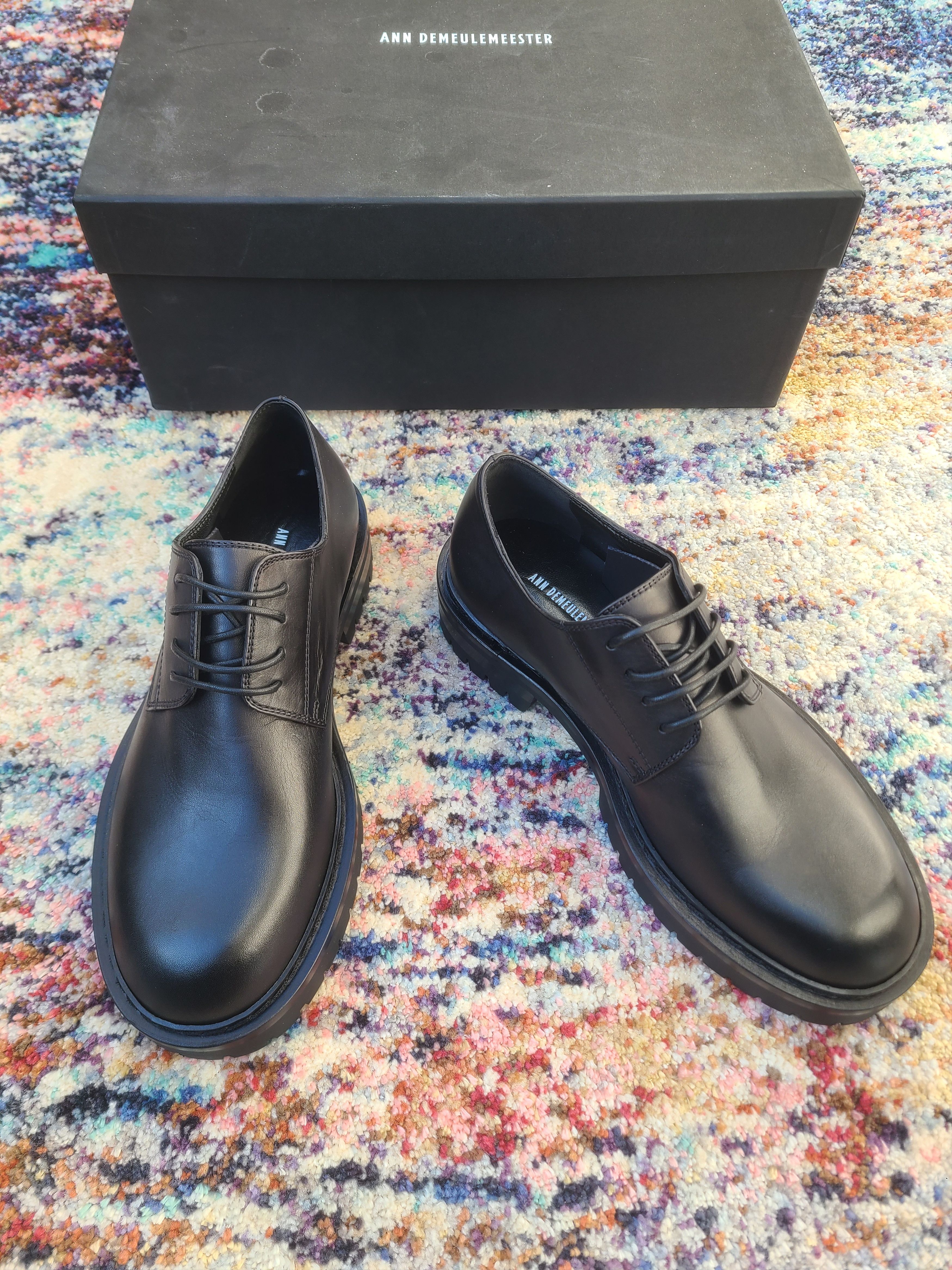 Ann Demeulemeester Leather Shoes in Black, Men's (Size 7)
