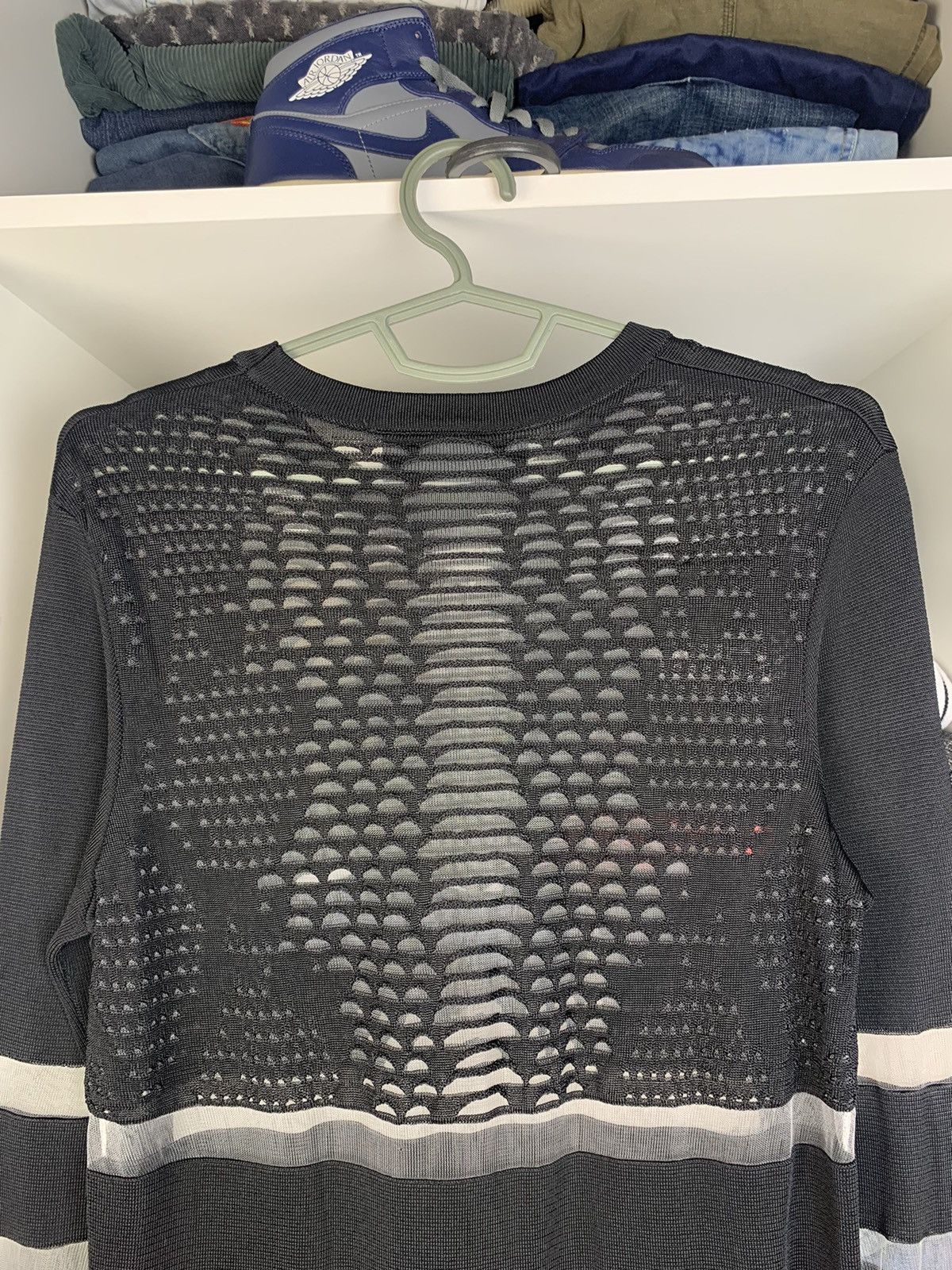 Alexander Wang Alexander Wang x H&M Long Sleeve Tunic Top with Perforated Size S / US 4 / IT 40 - 16 Thumbnail