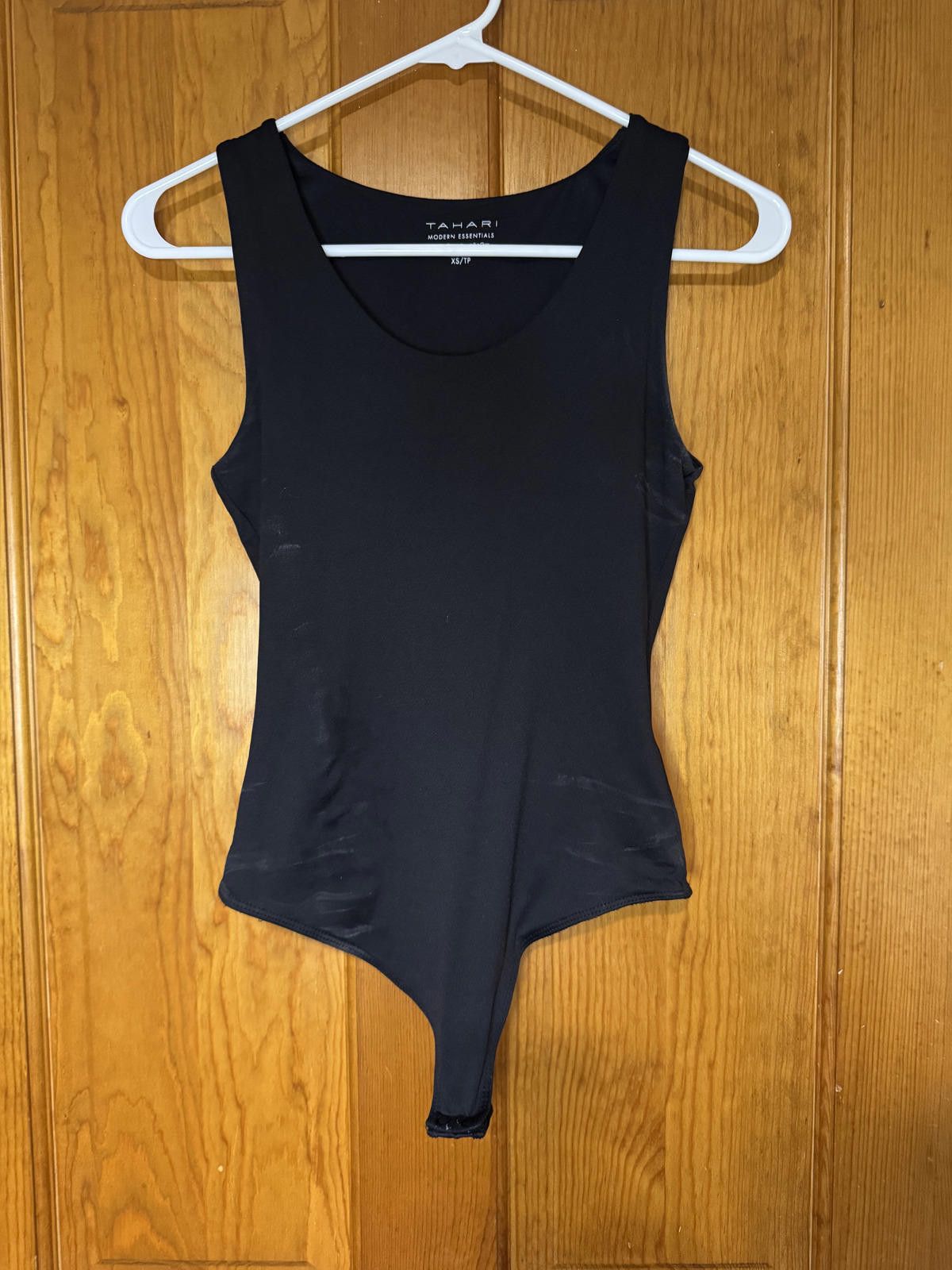 Elie Tahari Tahari Modern Essentials Black Sleeveless Bodysuit XS Size ONE SIZE - 1 Thumbnail