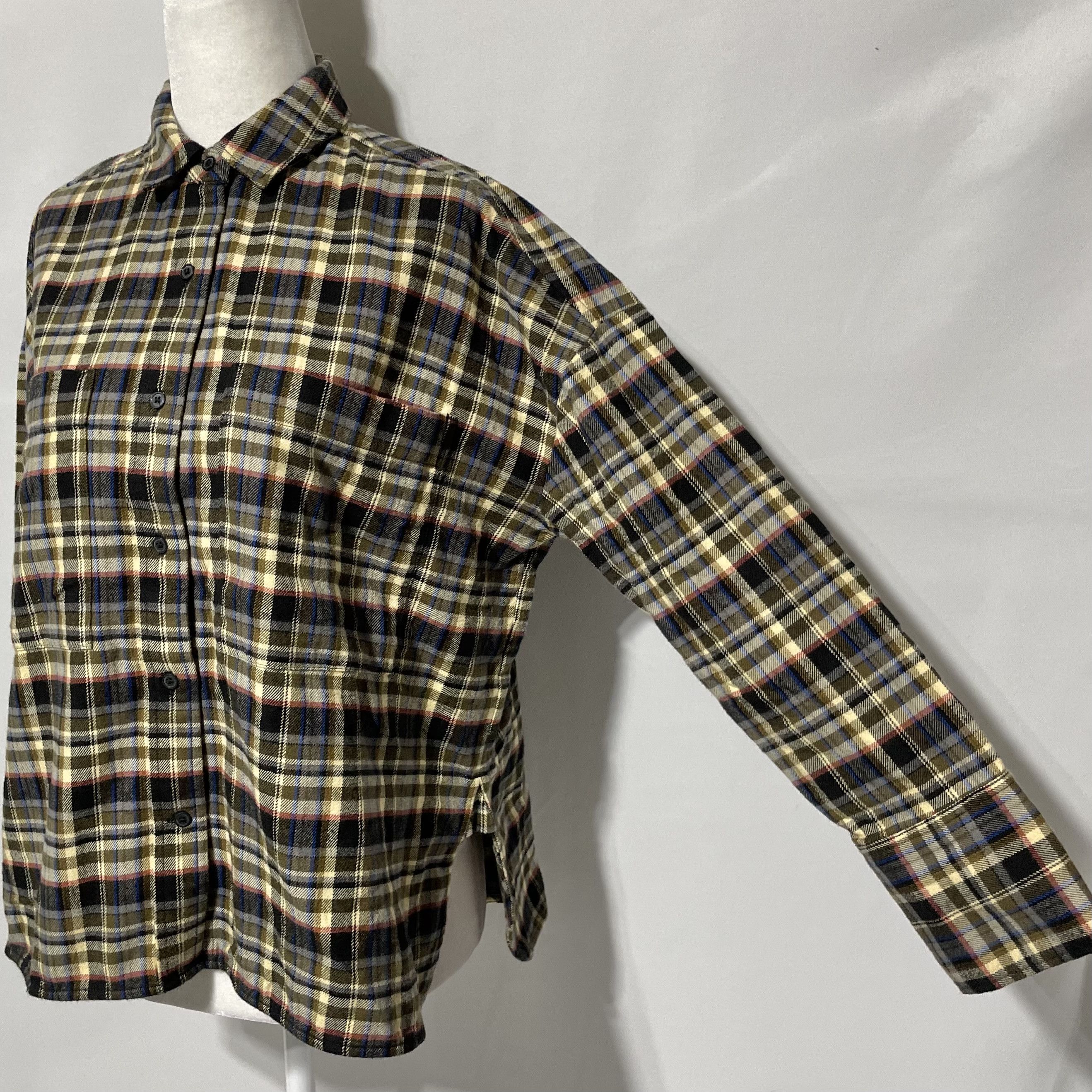 Everlane New Everlane The Boxy Flannel Long Sleeve Button Down Shirt Size XS / US 0-2 / IT 36-38 - 6 Thumbnail