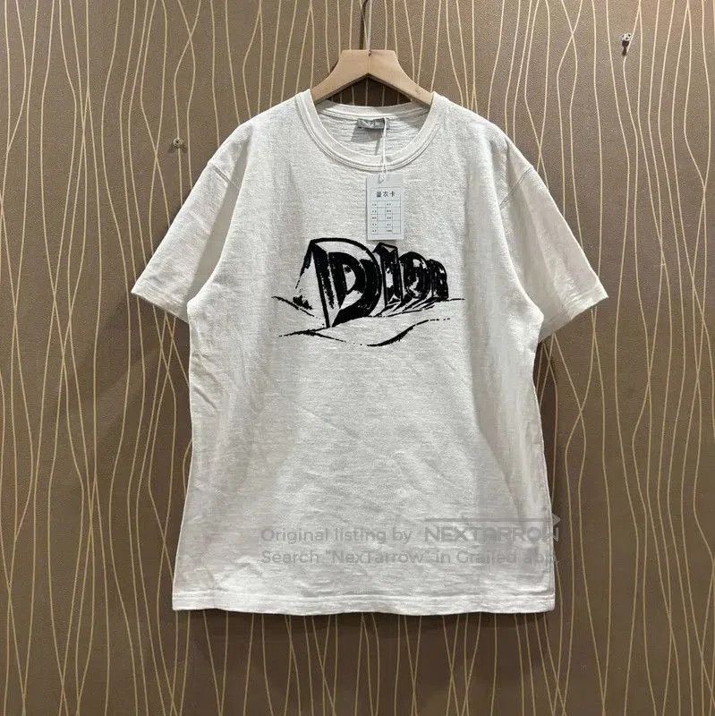 Dior Dior White Cotton Men's T-Shirt . Size US L / EU 52-54 / 3 - 1 Thumbnail
