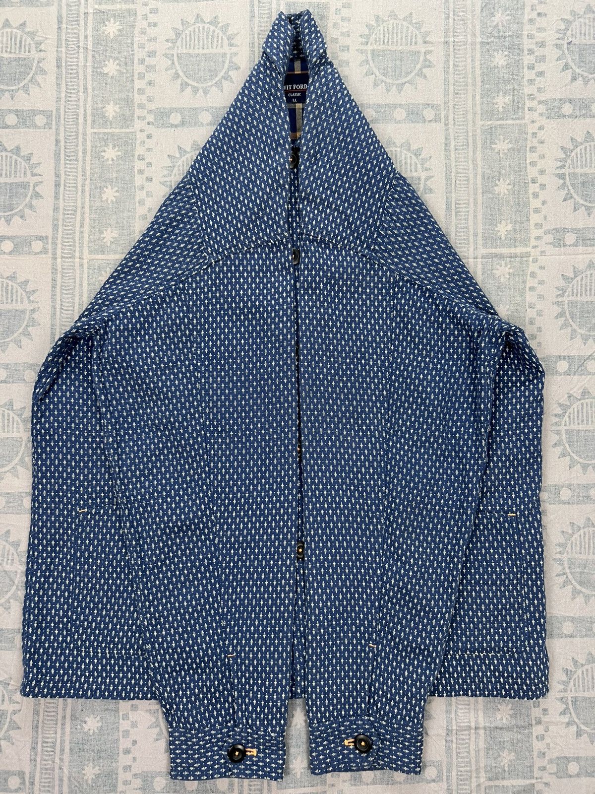Japanese Brand Wit Ford Classic Sashiko Chore Jacket Size US L / EU 52-54 / 3 - 5 Thumbnail